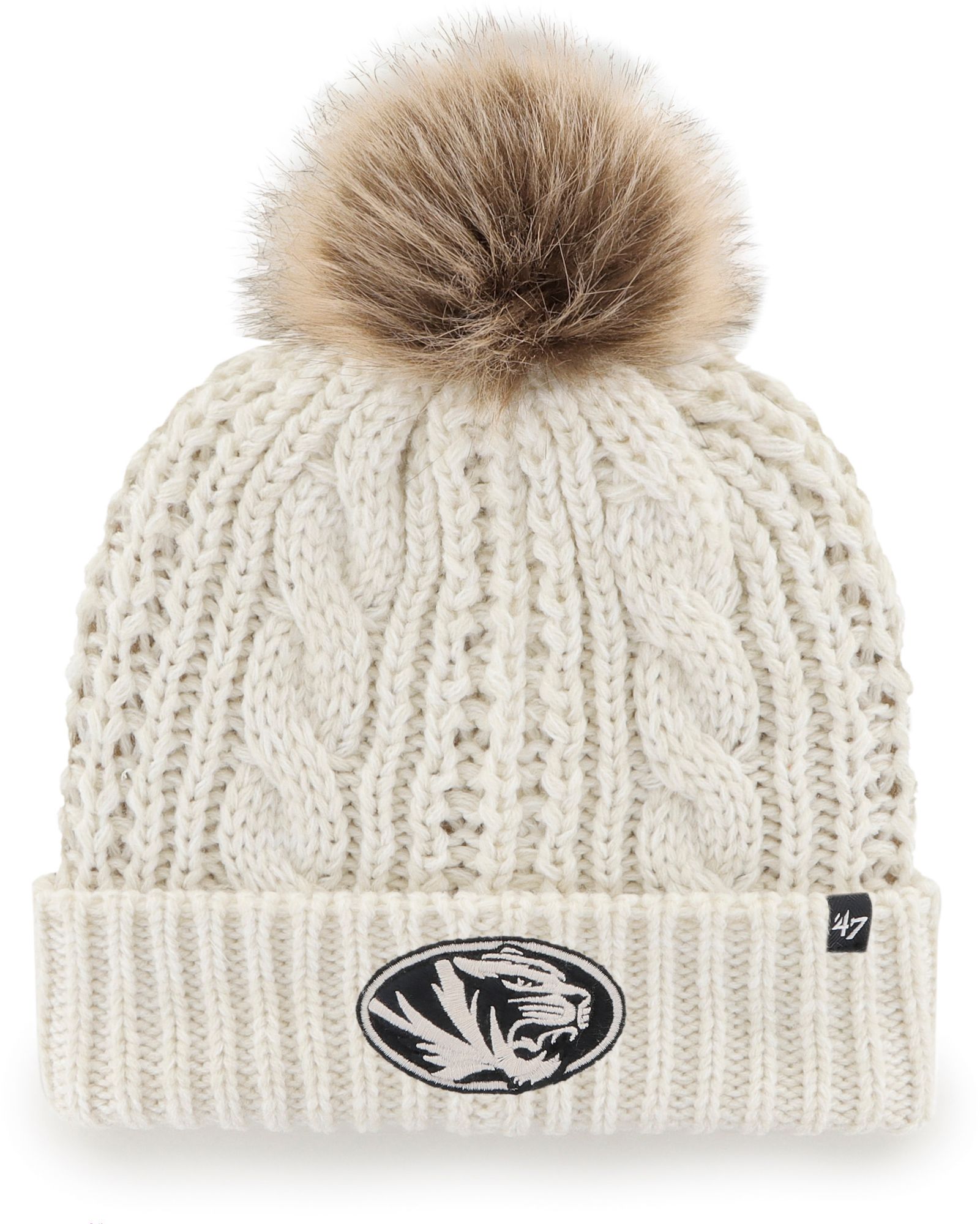 '47 Women's Missouri Tigers Meeko Cuffed Knit Pom Beanie