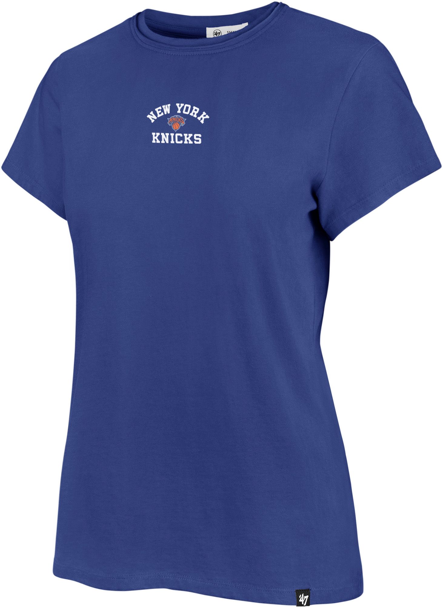 '47 Women's New York Knicks Blue Spirited Arch T-Shirt