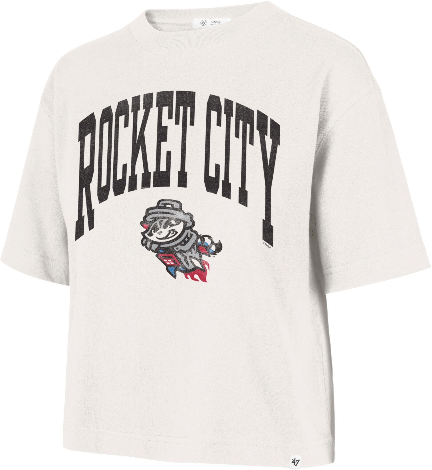 '47 Women's Rocket City Trash Pandas Cream Shale City T-Shirt