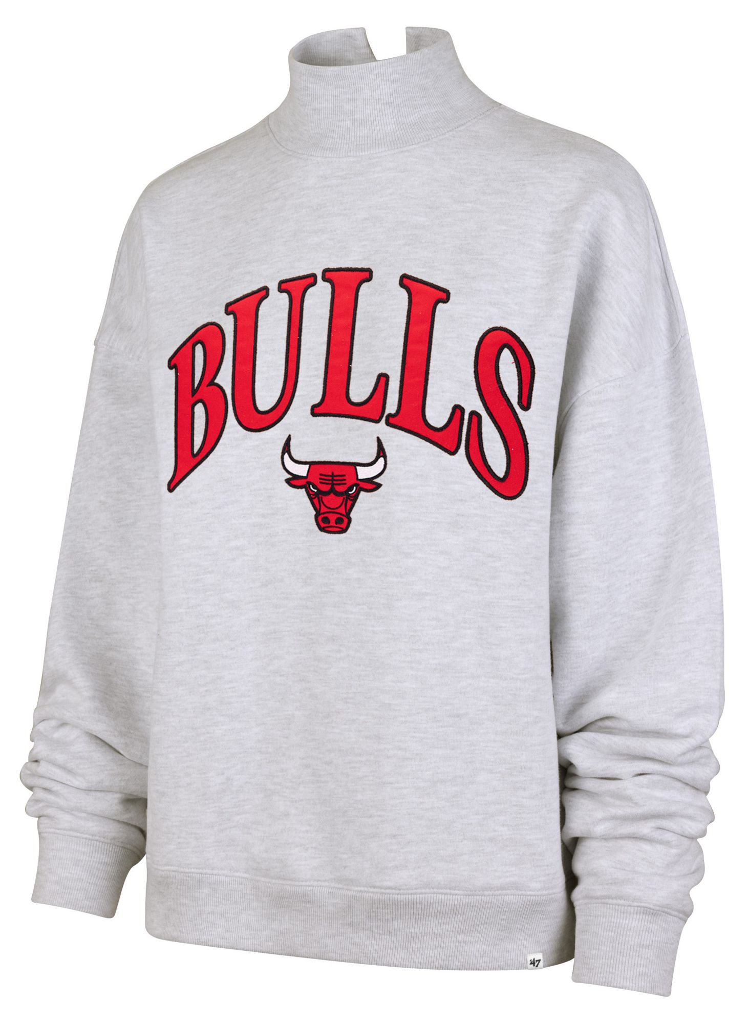 '47 Women's Chicago Bulls Vintage Mockneck Sweatshirt