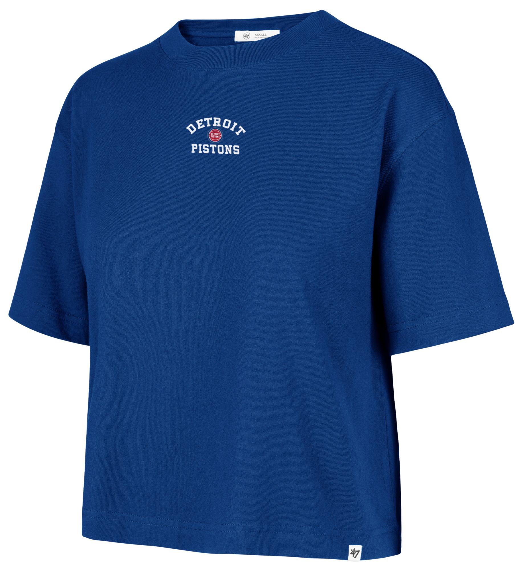 '47 Women's Detroit Pistons Blue Spirited Reed City T-Shirt