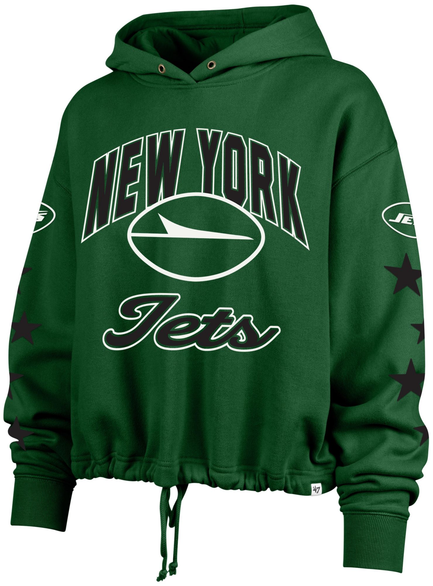 '47 Women's New York Jets Green Star Venice Hoodie