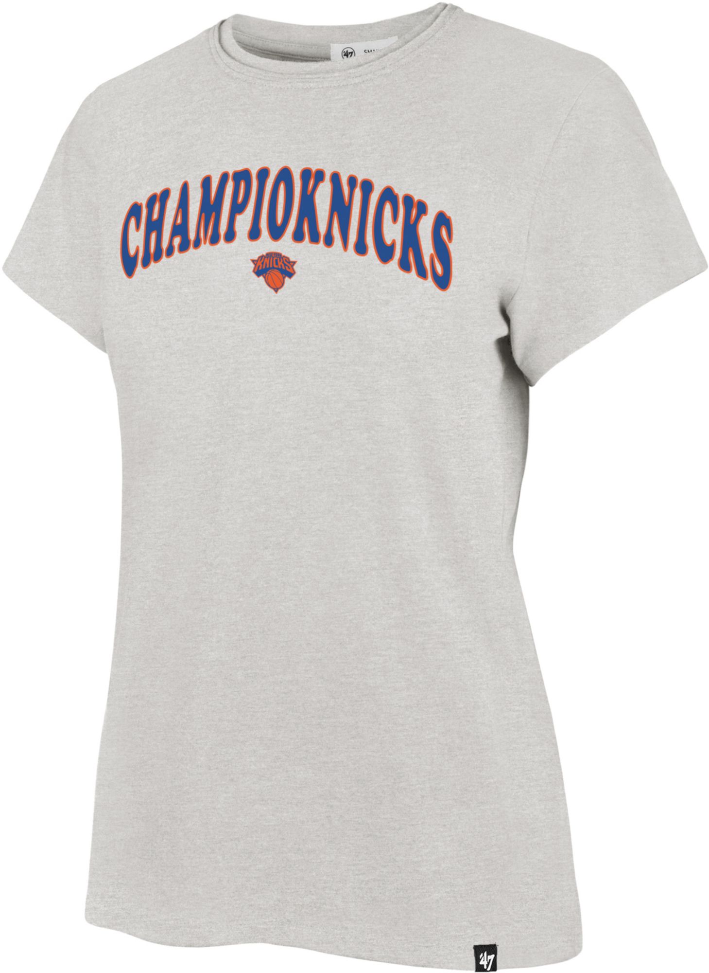 47 Brand Women's Gray New York Knicks 2026 Nba Finals Champion Frankie T-Shirt - Gray
