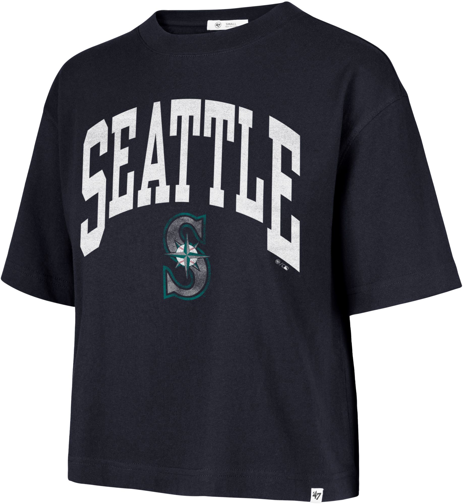 '47 Women's Seattle Mariners Navy Reed City T-Shirt