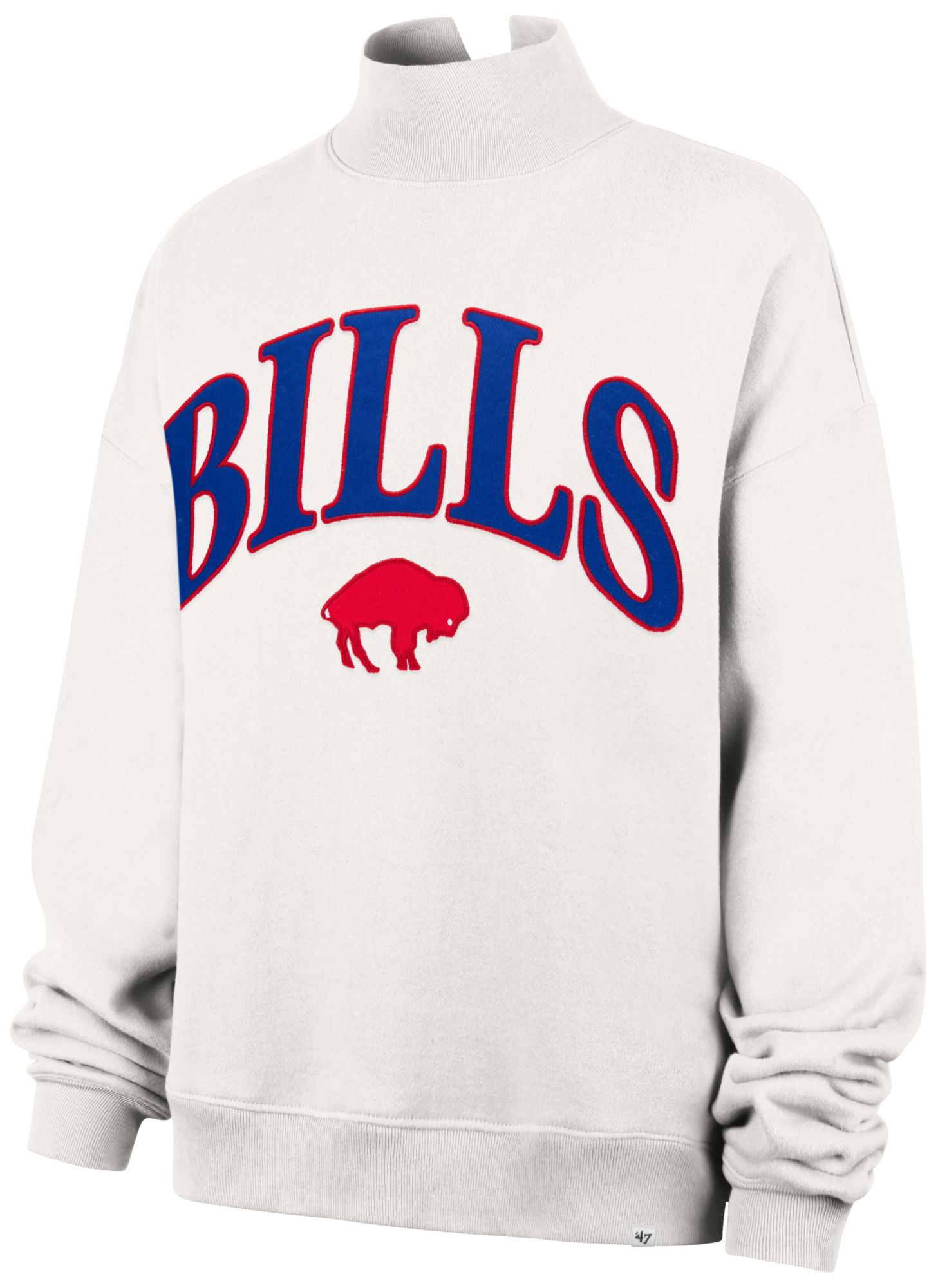 47 Women's Buffalo Bills Vantage Mock Neck Sweatshirt
