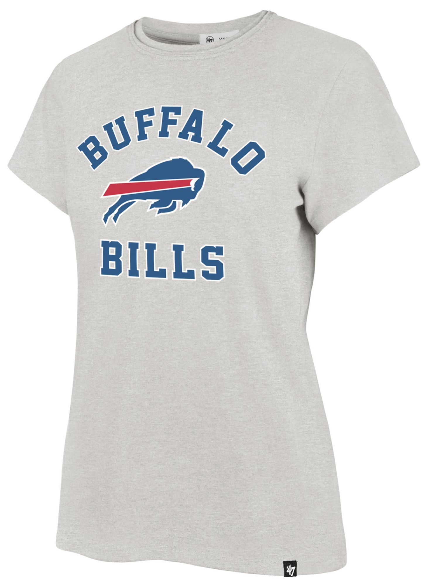 '47 Women's Buffalo Bills Gray Varsity Arch Frankie T-Shirt