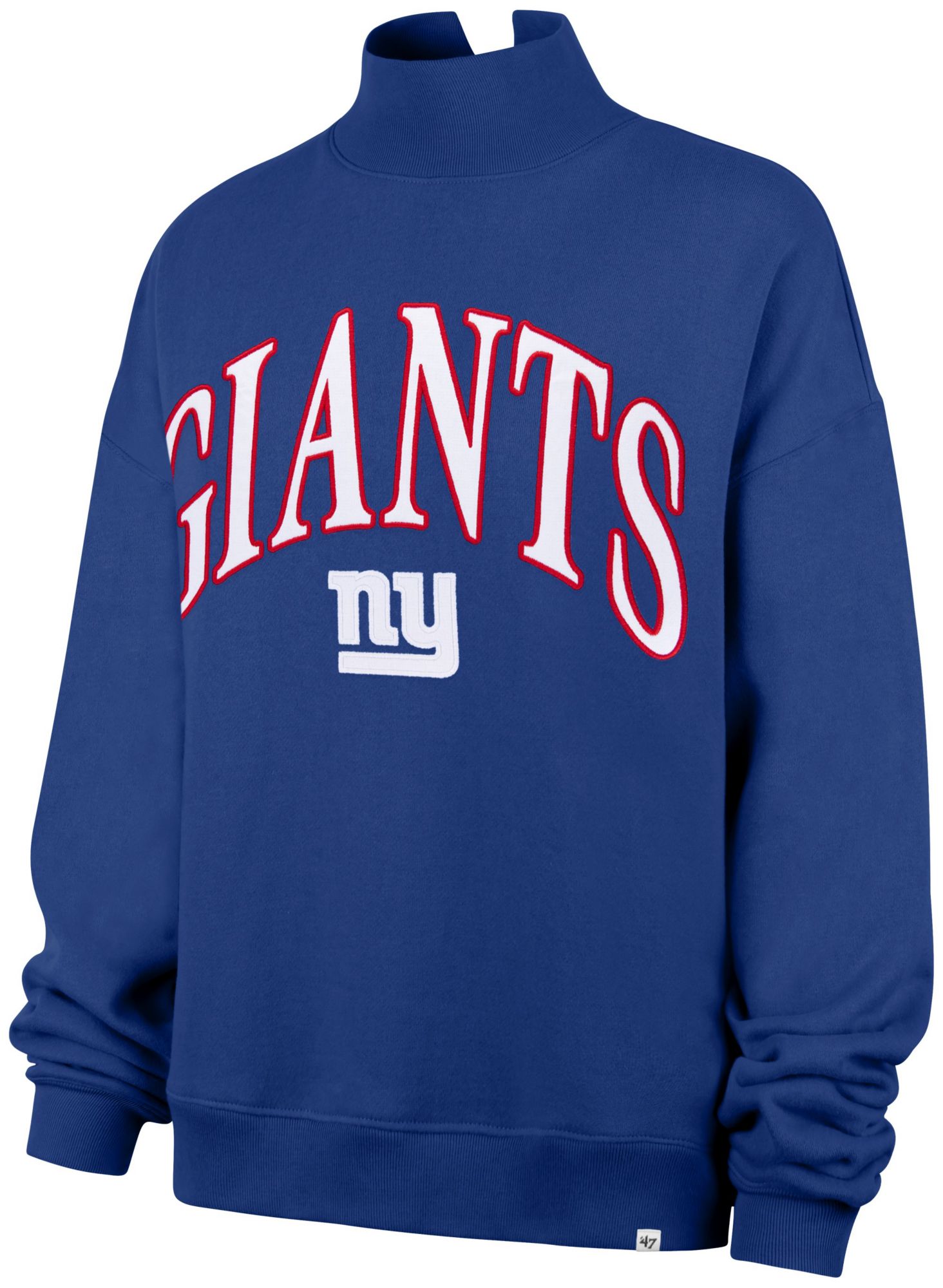 47 Women's New York Giants Vantage Mock Neck Sweatshirt