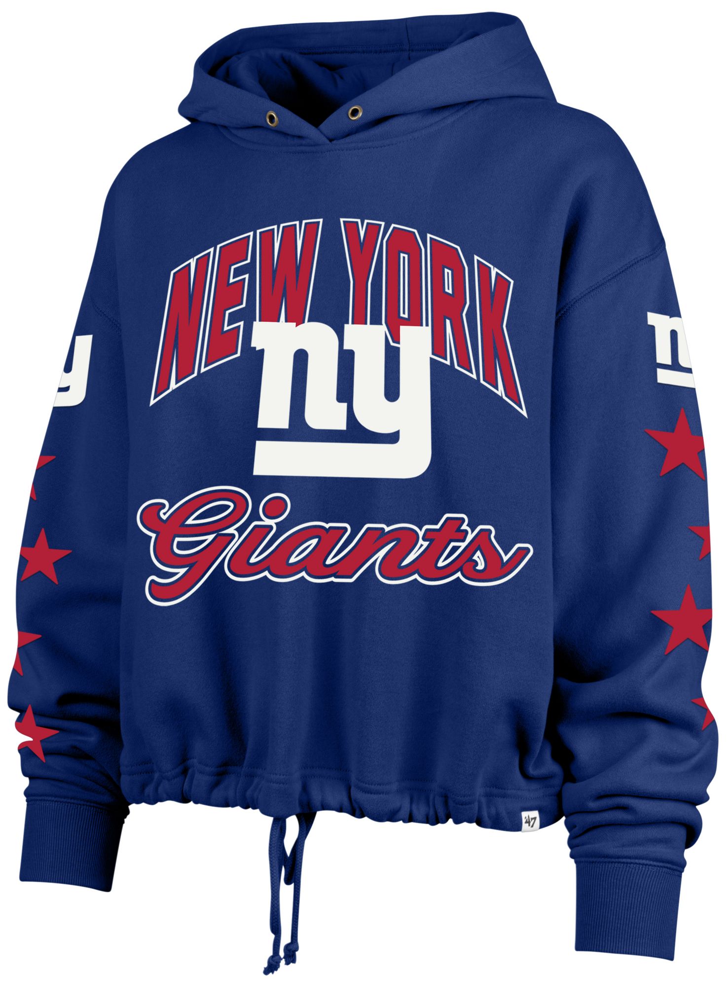 '47 Women's New York Giants Royal Star Venice Hoodie