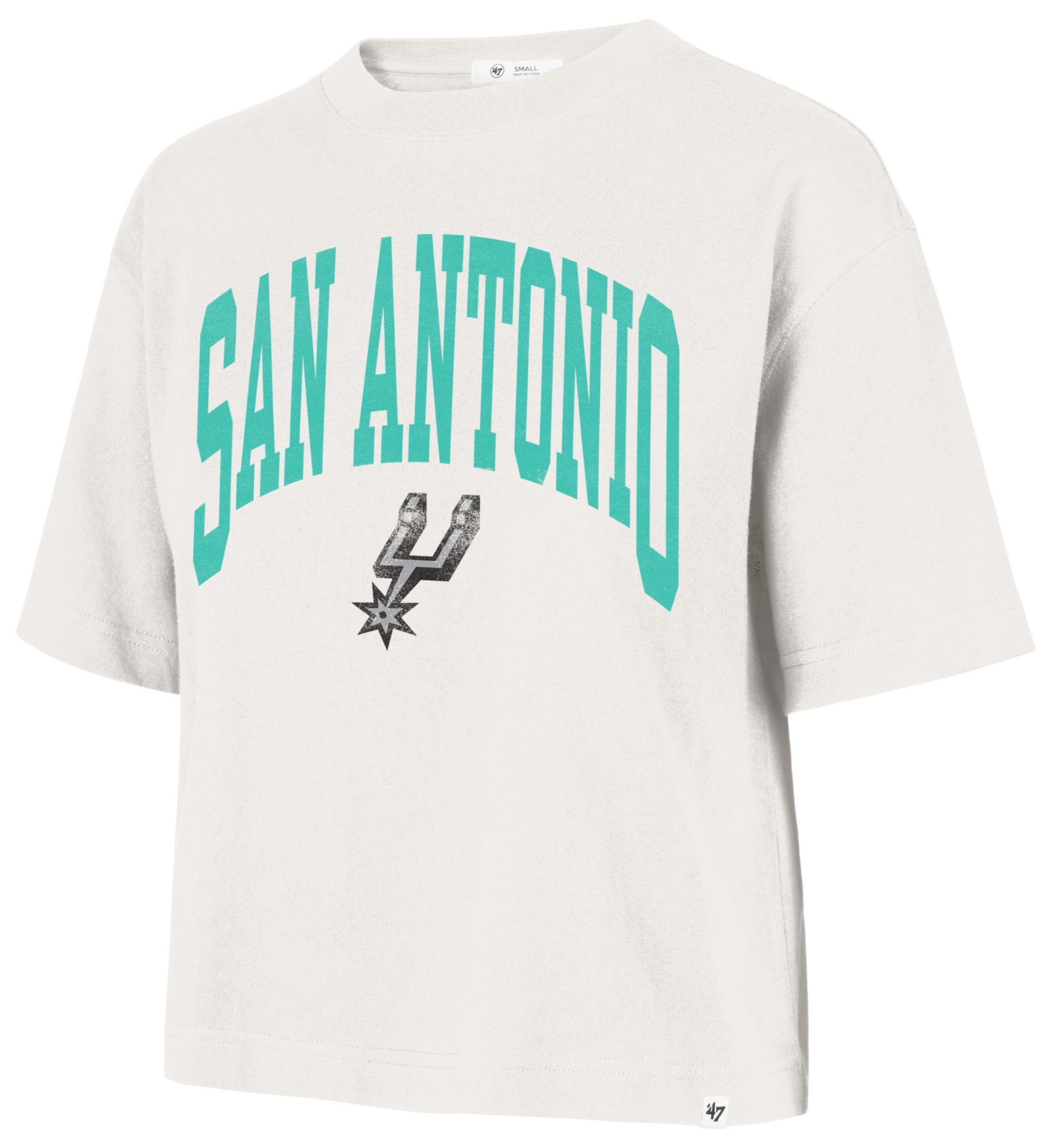 '47 Women's San Antonio Spurs Off White Shale Reed City T-Shirt