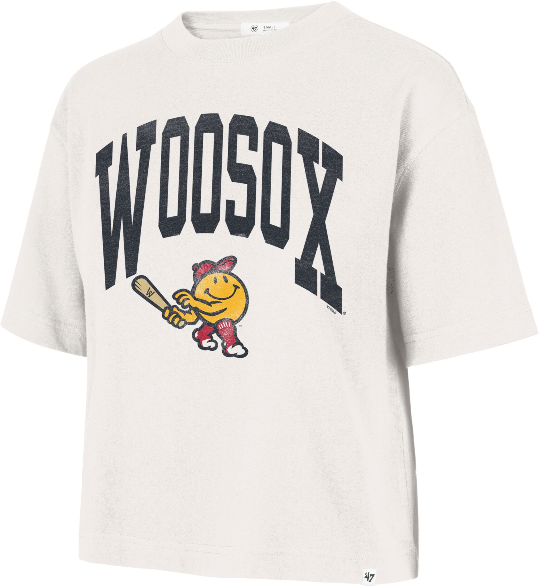 '47 Women's Pawtucket Red Sox Cream Shale City T-Shirt