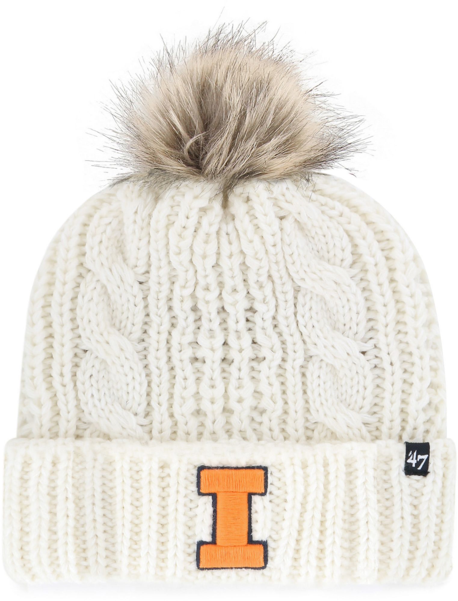 '47 Women's Illinois Fighting Illini Meeko Cuffed Knit Pom Beanie