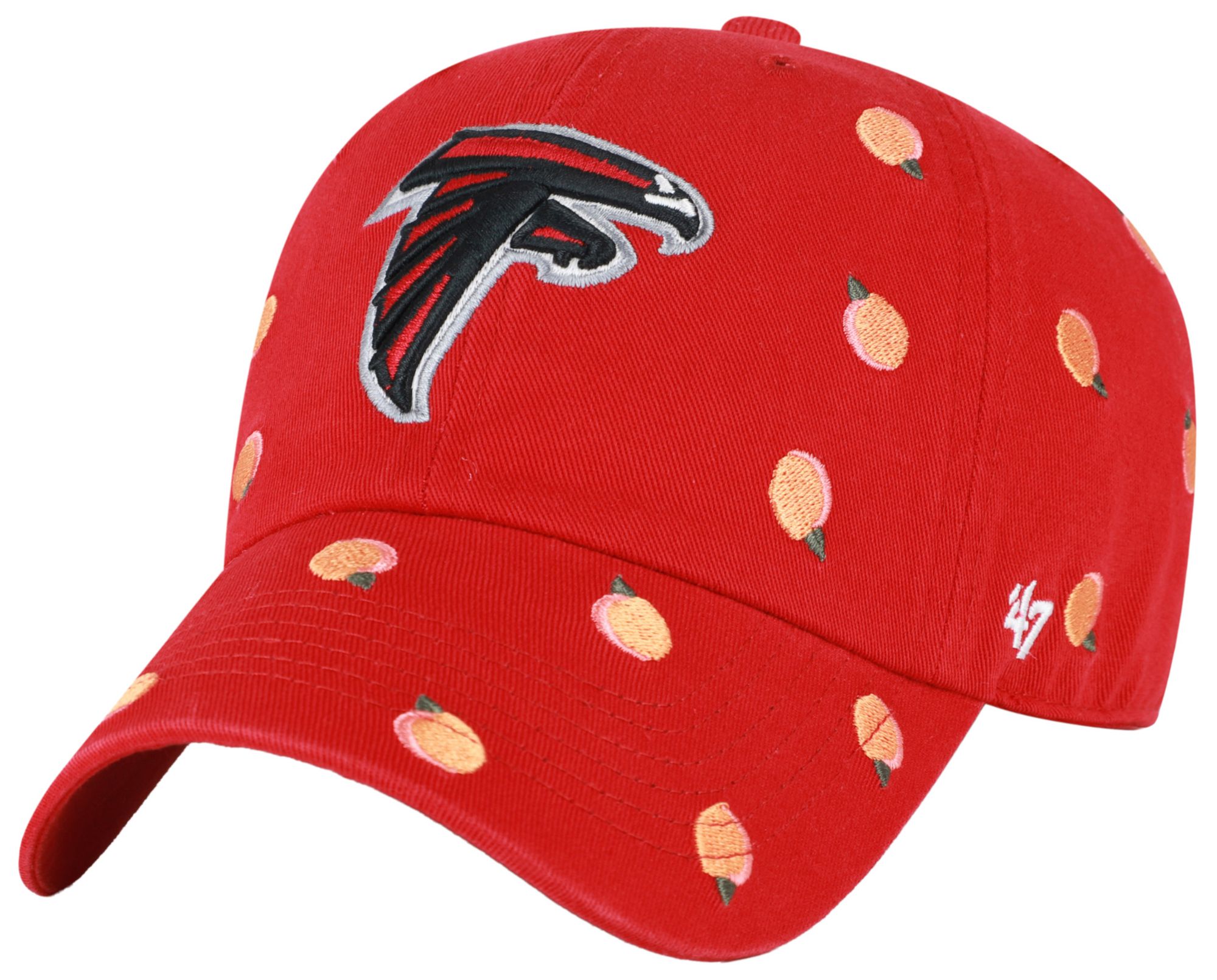 '47 Women's Atlanta Falcons Red Confetti Clean Up Adjustable Hat