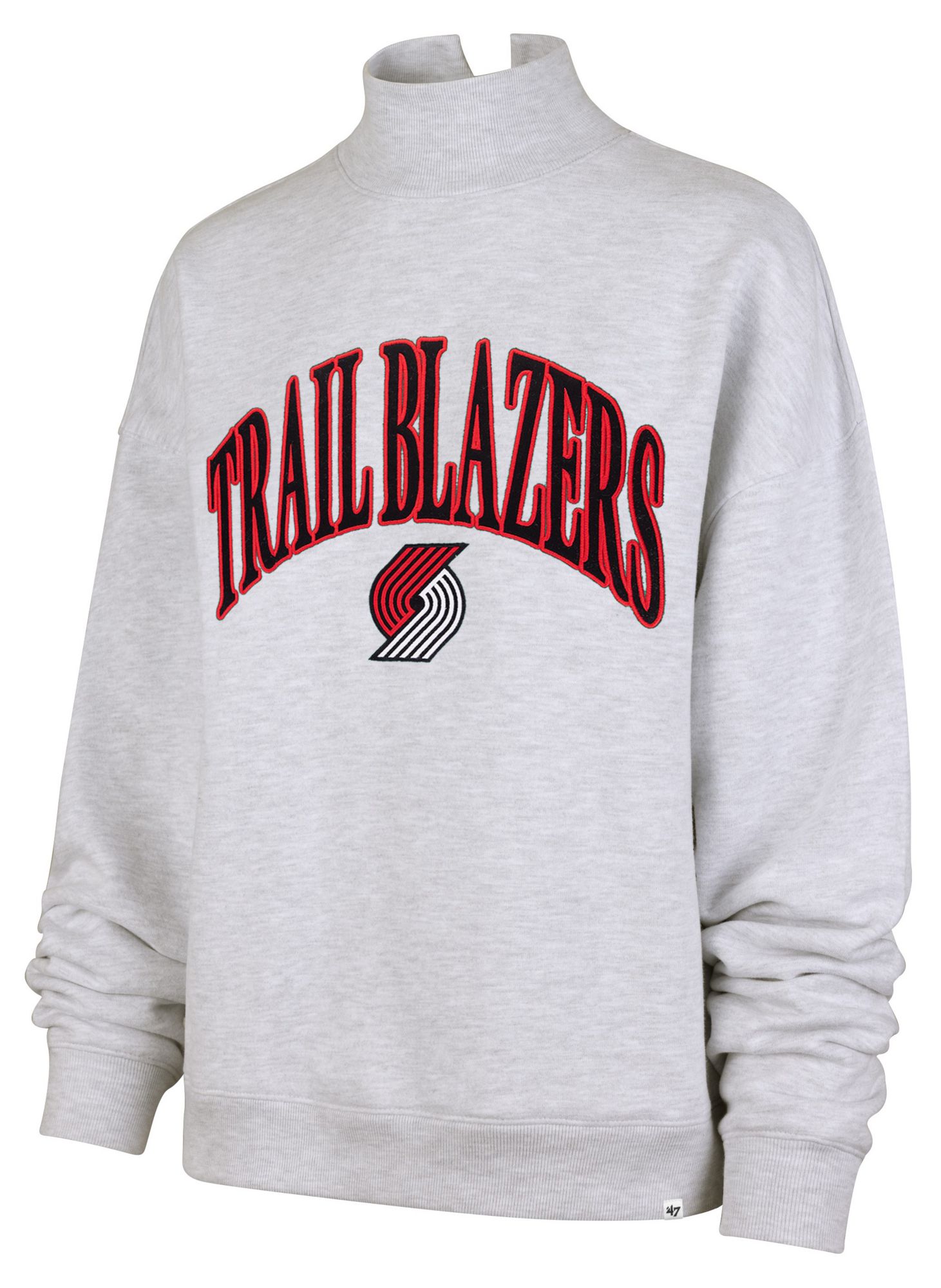 '47 Women's Portland Trail Blazers Vintage Mockneck Sweatshirt