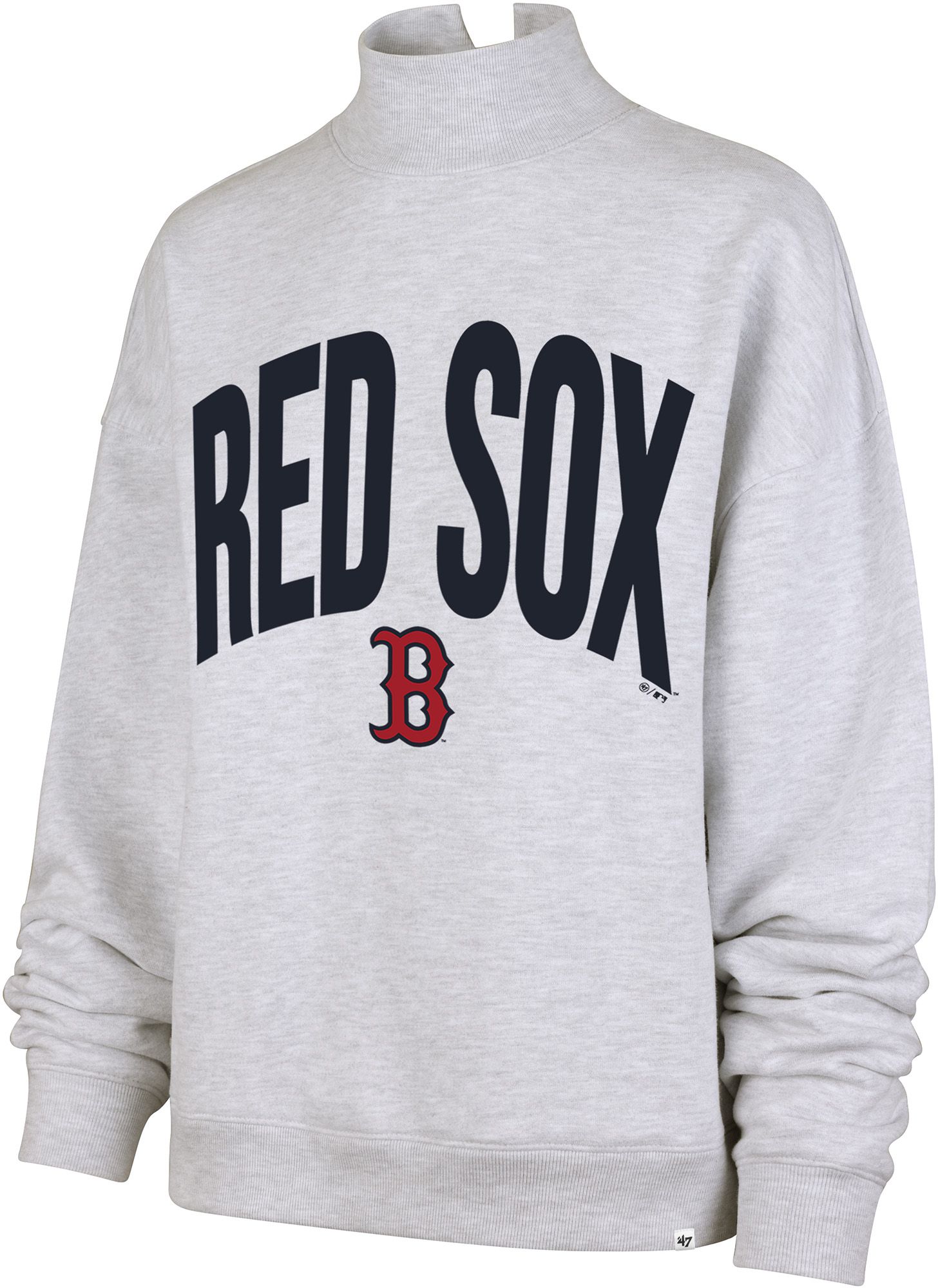 '47 Women's Boston Red Sox Mock Neck Sweatshirt