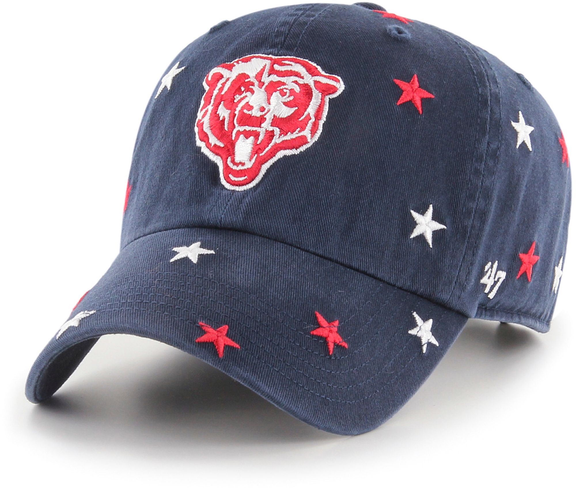 '47 Women's Chicago Bears Navy Confetti Clean Up Adjustable Hat