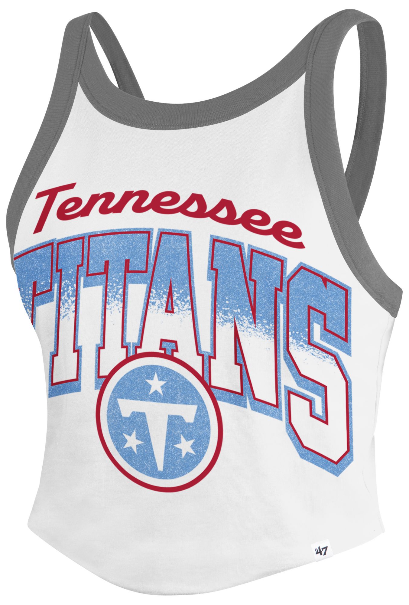 '47 Women's Tennessee Titans White Shimmer Tank