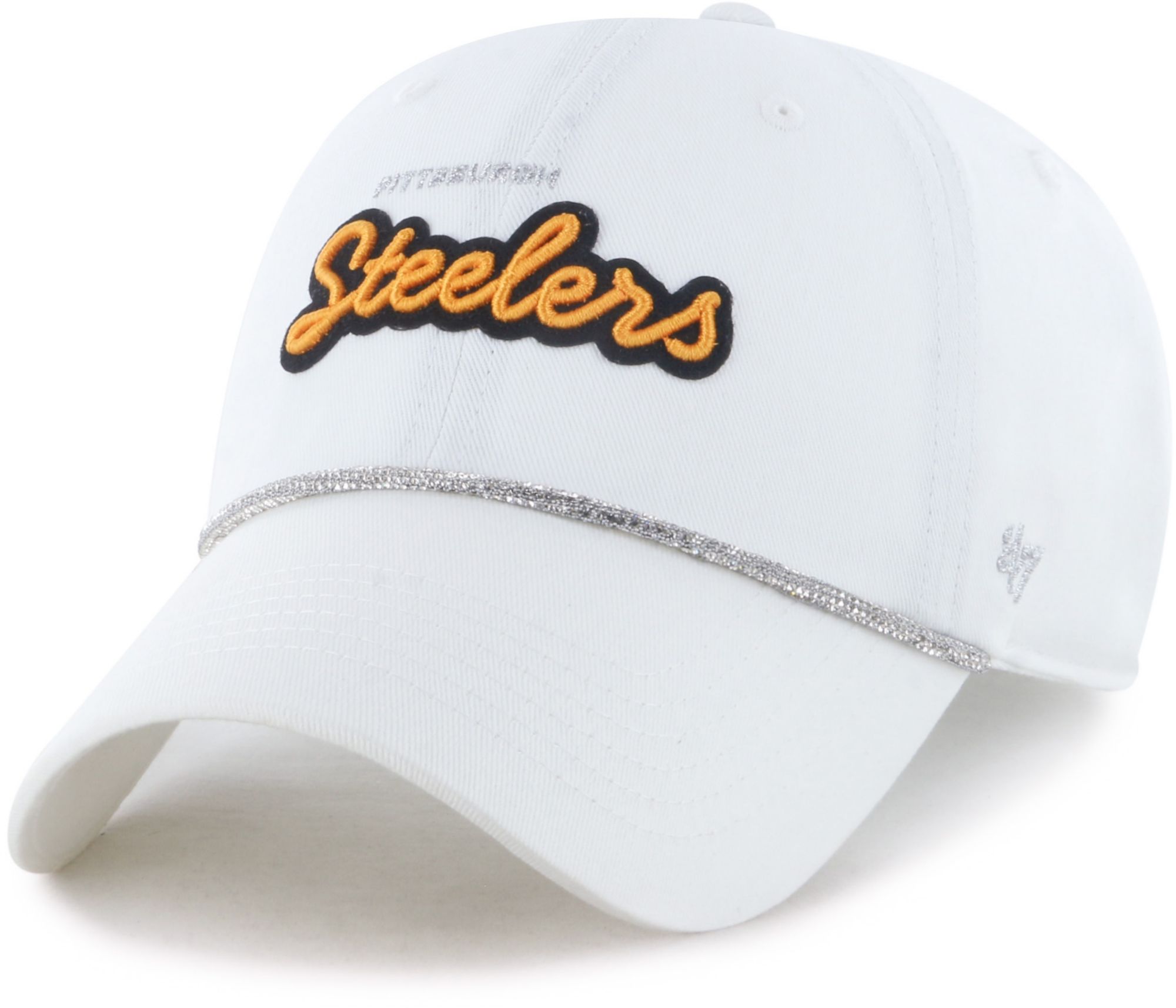 '47 Women's Pittsburgh Steelers Trend Script Clean Up Hat