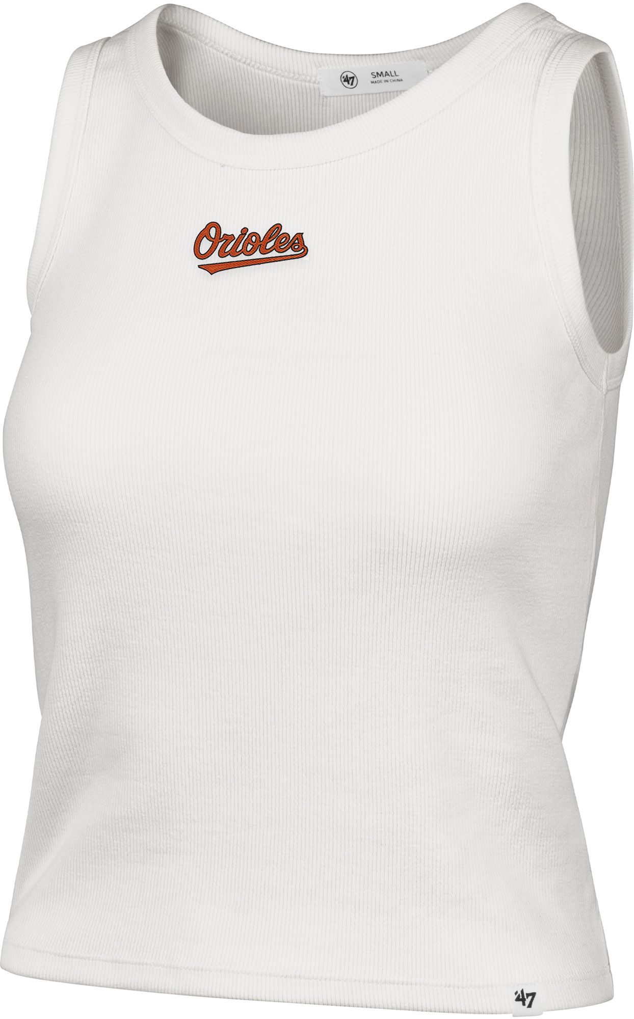 '47 Women's Baltimore Orioles Cream Wordmark Tank