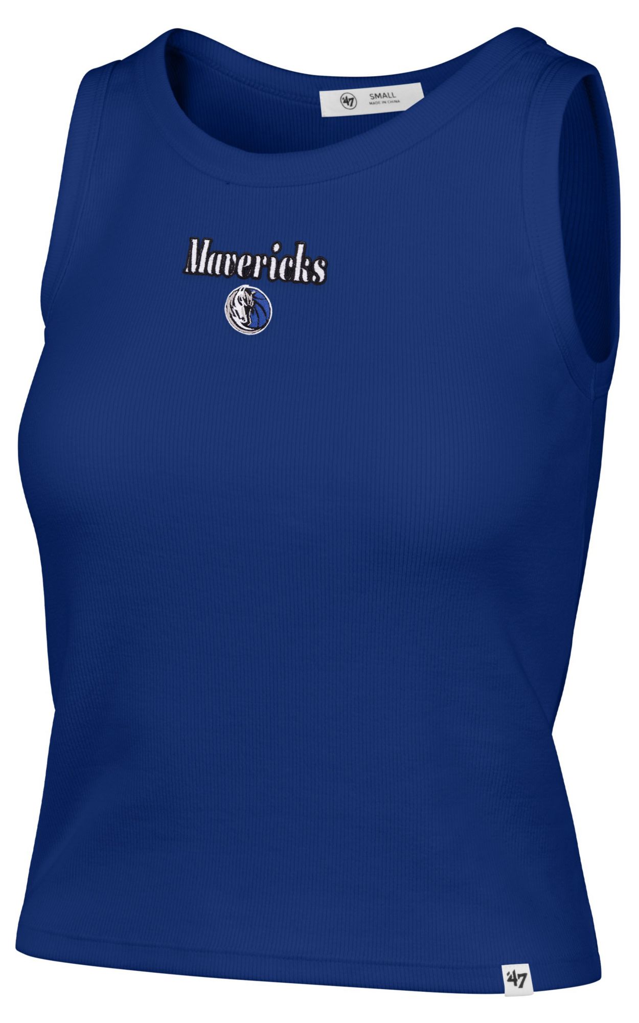 '47 Women's Dallas Mavericks Royal Baby Rib Tank Top