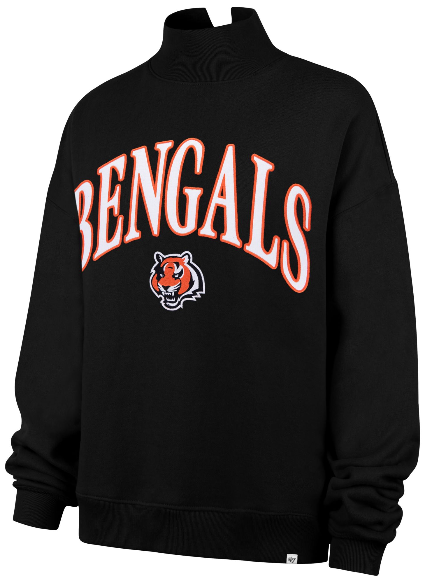 '47 Women's Cincinnati Bengals Vintage Mockneck Sweatshirt