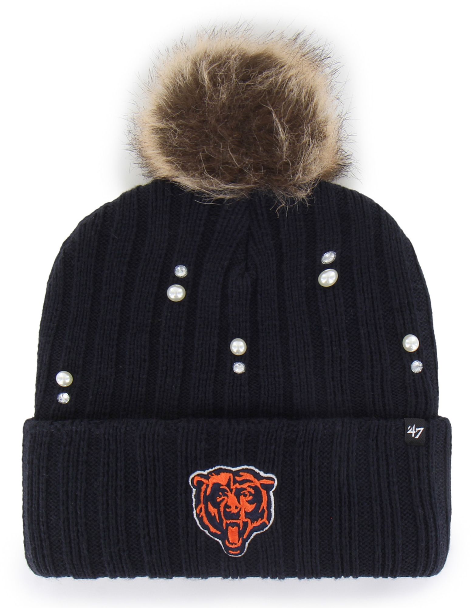 '47 Women's Chicago Bears Pearl Cuff Knit Hat