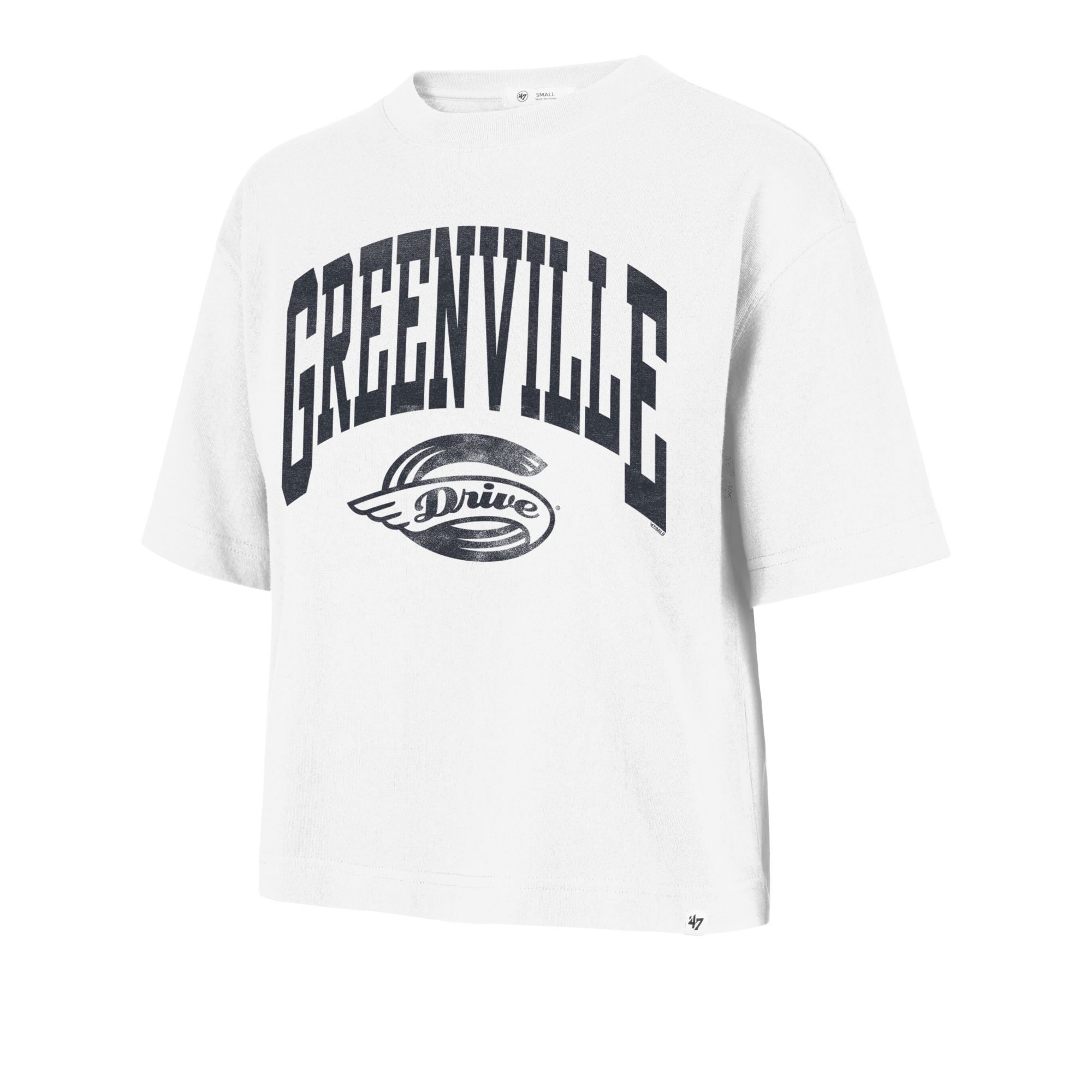 '47 Women's Greenville Drive White Reed Shale City T-Shirt
