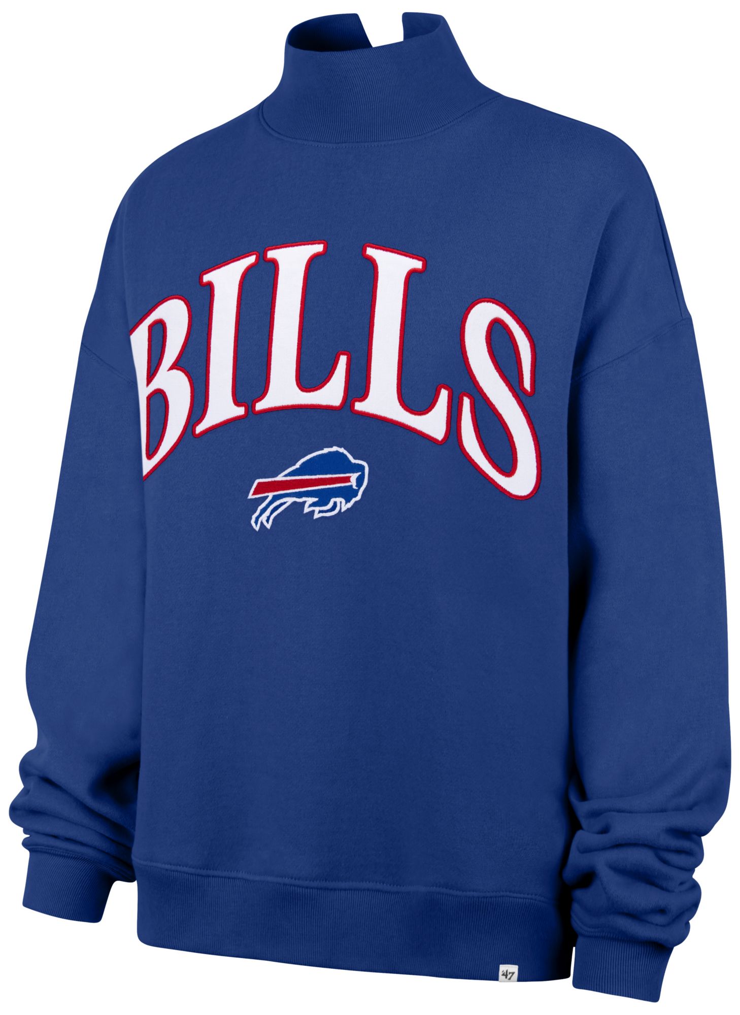 47 Women's Buffalo Bills Vantage Mock Neck Sweatshirt