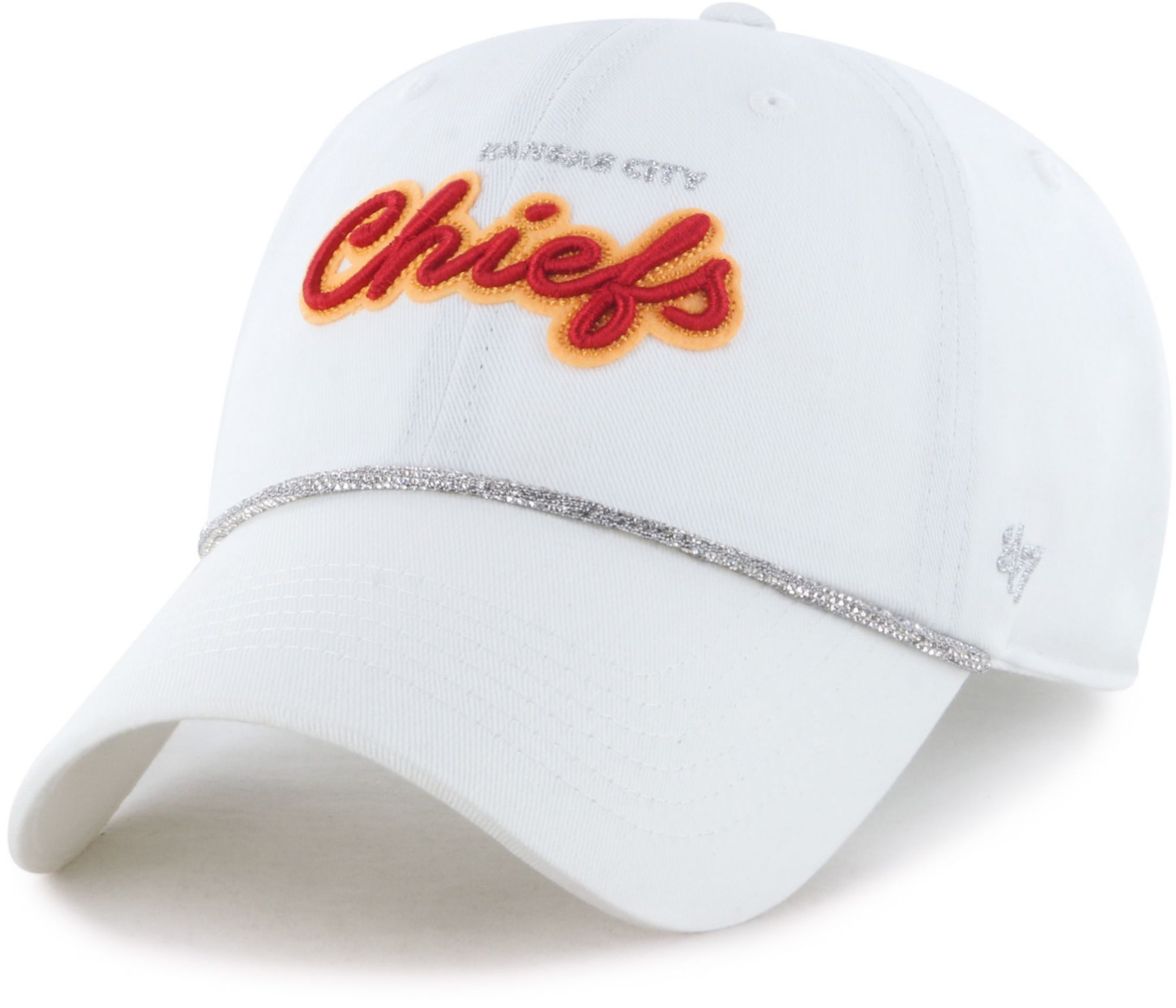 '47 Women's Kansas City Chiefs Trend Script Clean Up Hat