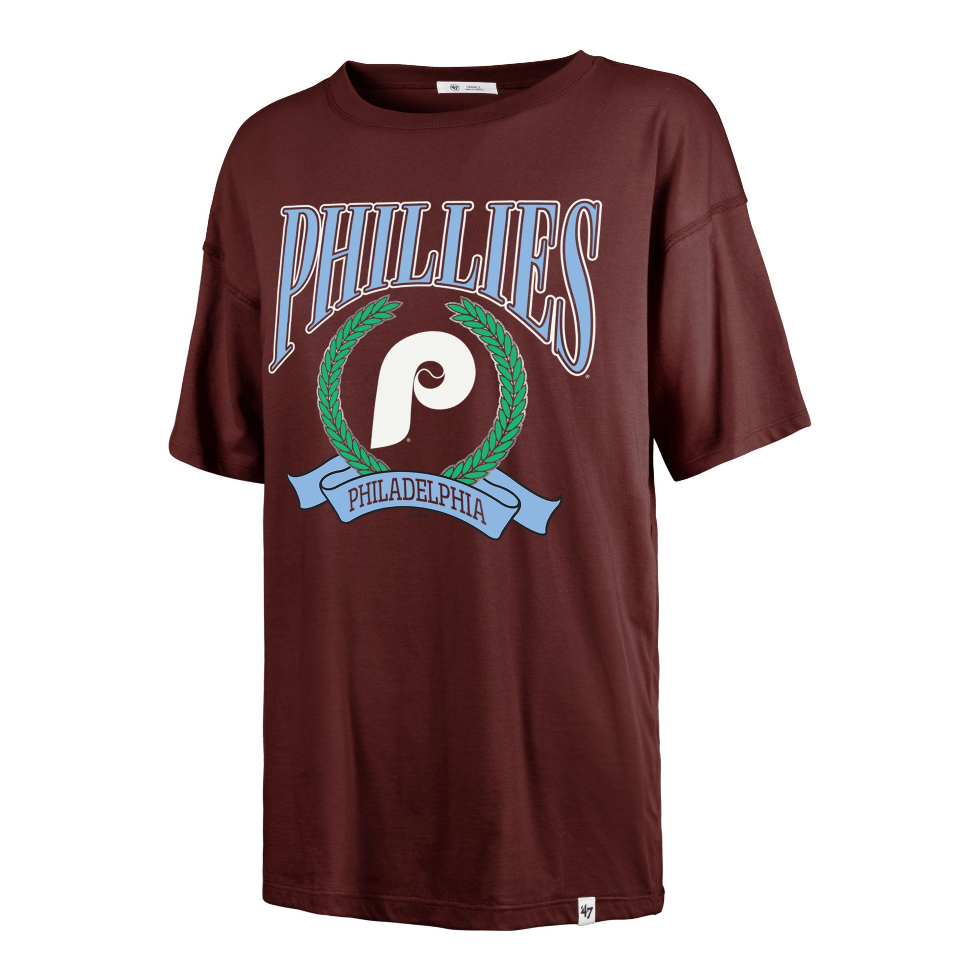 '47 Women's Philadelphia Phillies Red Flaunt Sadie T-Shirt