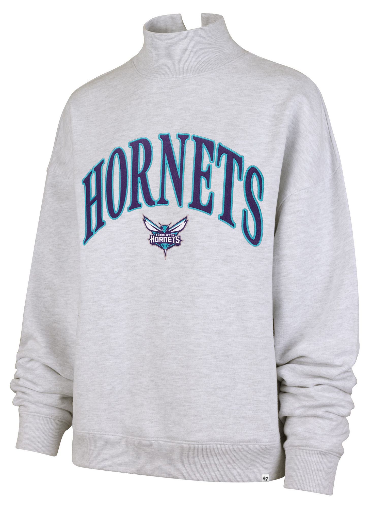 '47 Women's Charlotte Hornets Vintage Mockneck Sweatshirt