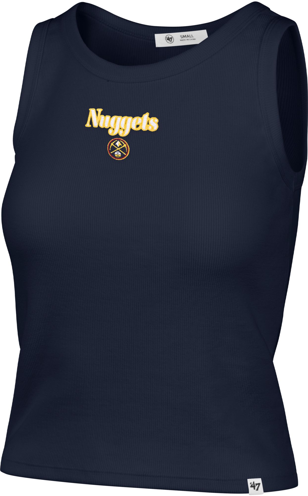 '47 Women's Denver Nuggets Navy Baby Rib Tank Top