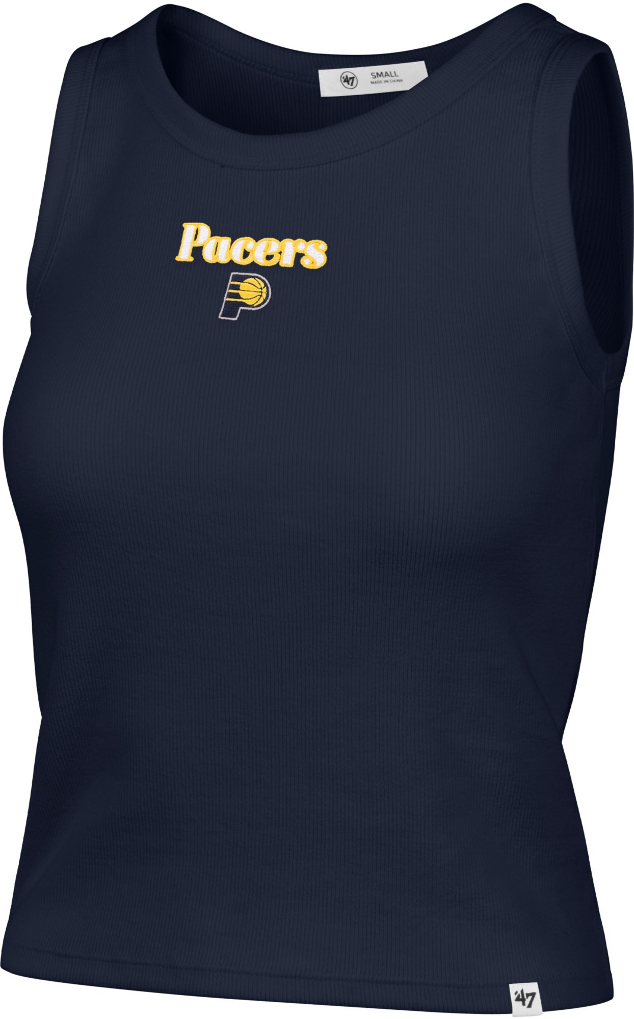'47 Women's Indiana Pacers Navy Baby Rib Tank Top