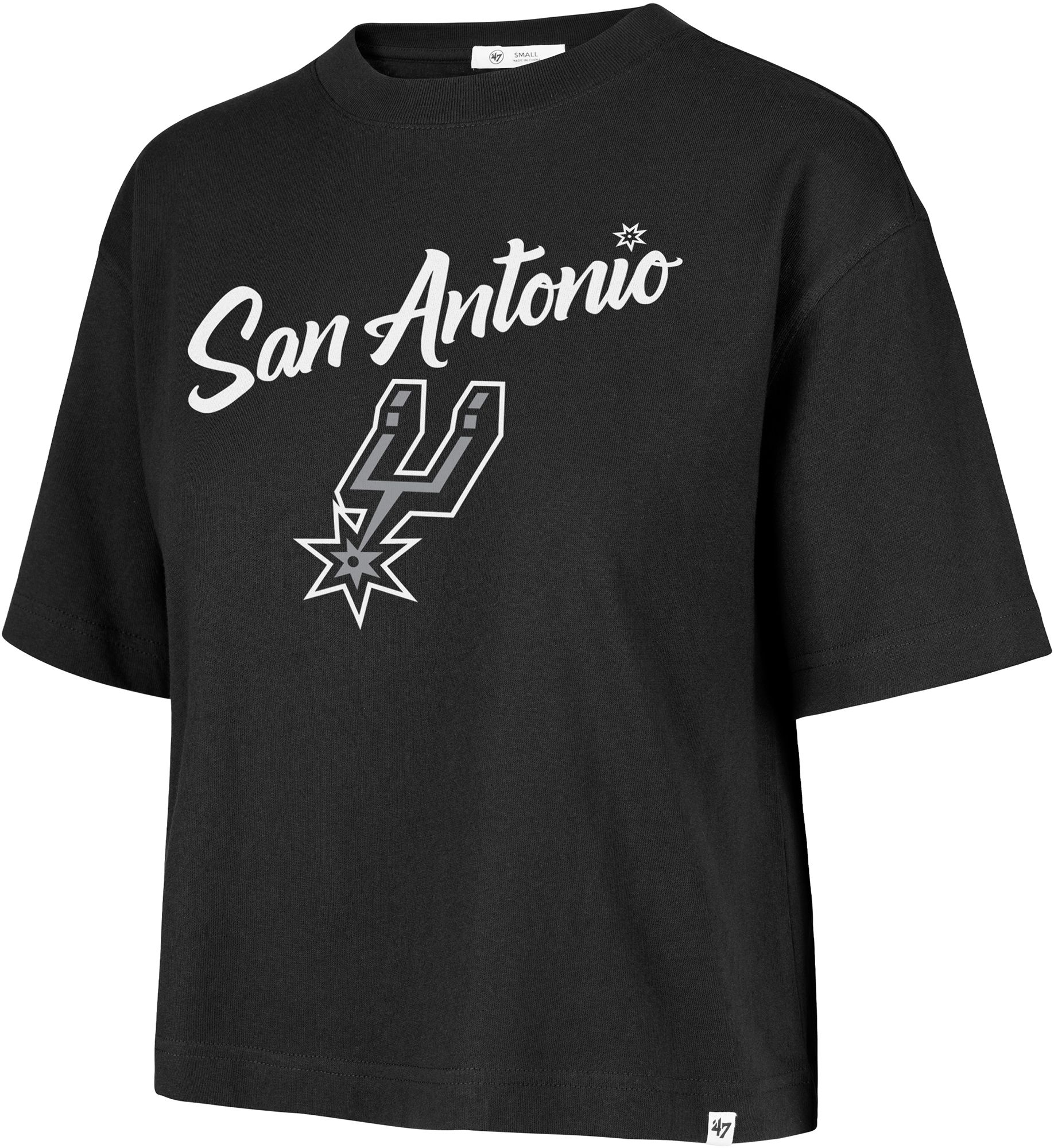 '47 Women's 2025-26 City Edition San Antonio Spurs Black Reed City T-Shirt