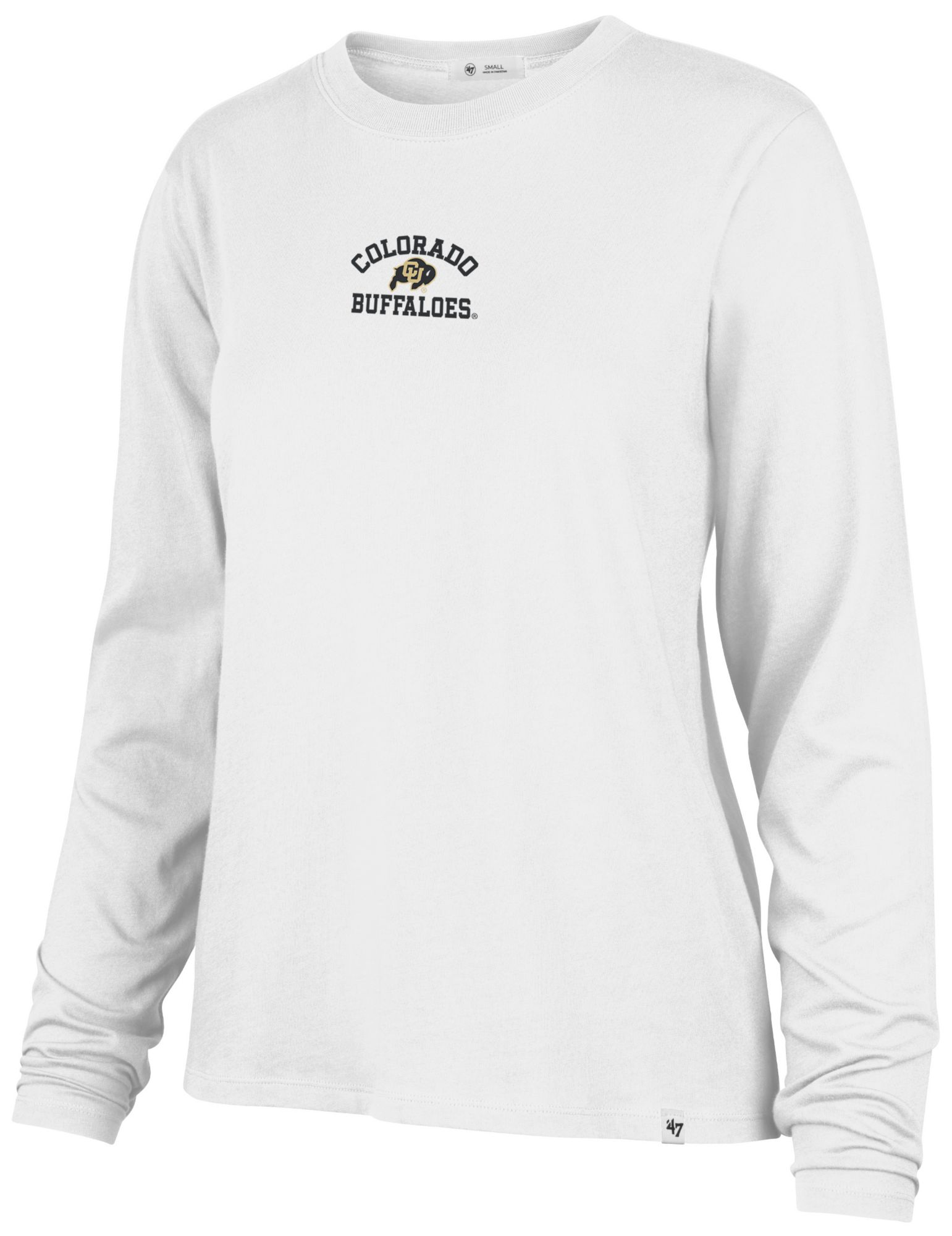 '47 Women's Colorado Buffaloes White Frankie Long Sleeve Shirt
