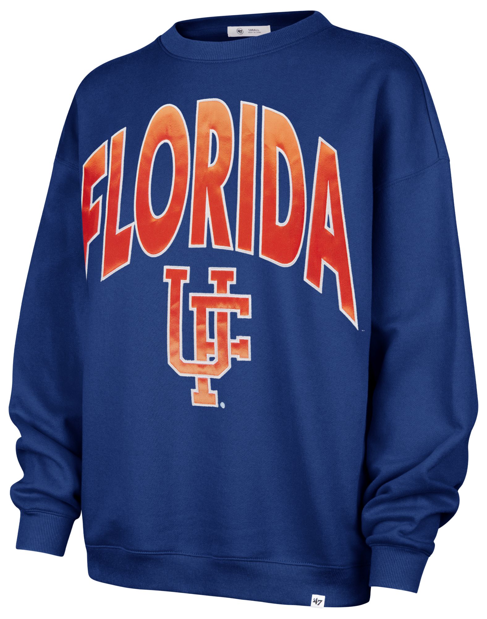 '47 Women's Florida Gators Royal Extra Innings Crewneck Sweatshirt