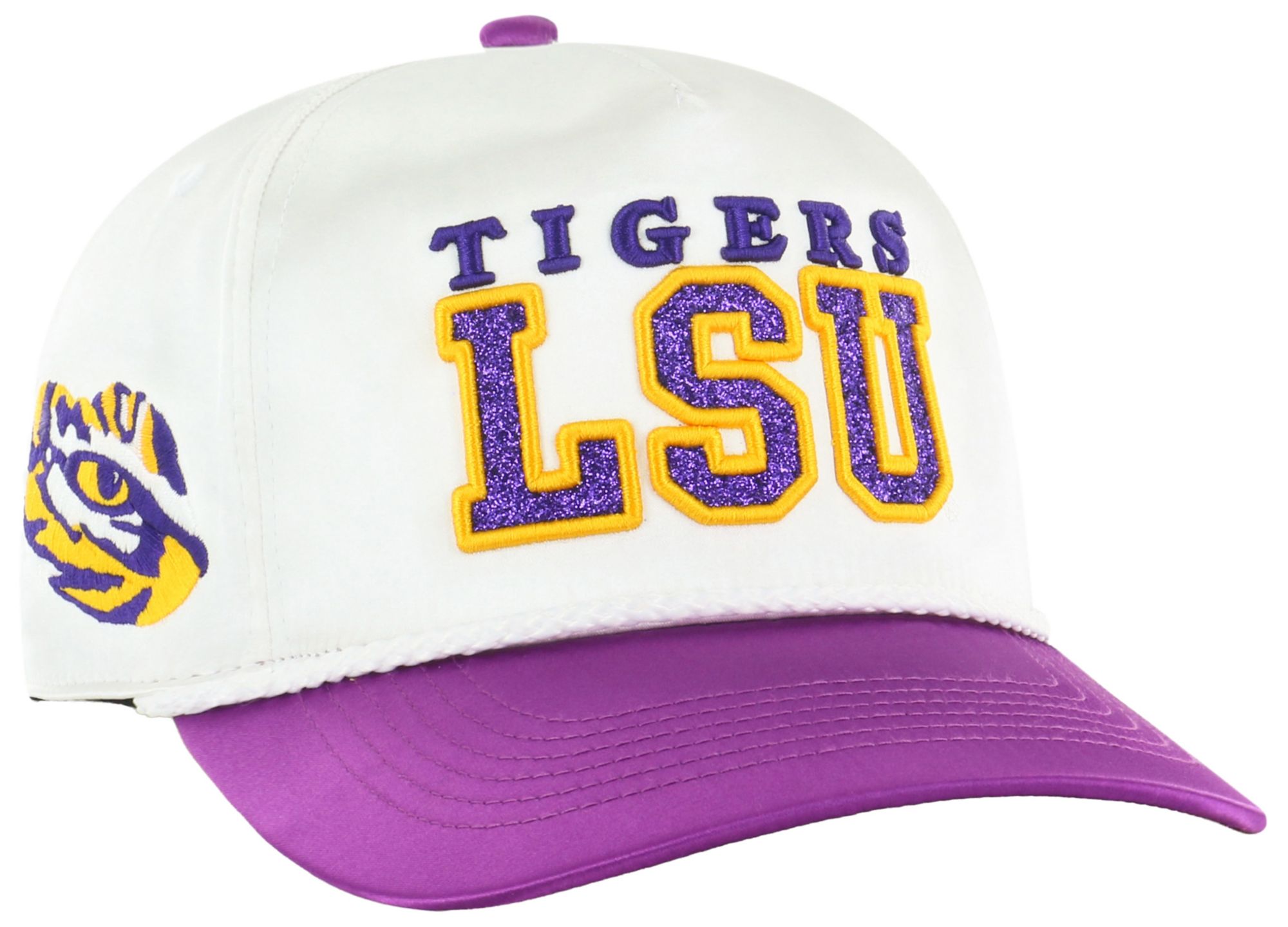 '47 Women's LSU Tigers White Trendy Hitch Adjustable Hat