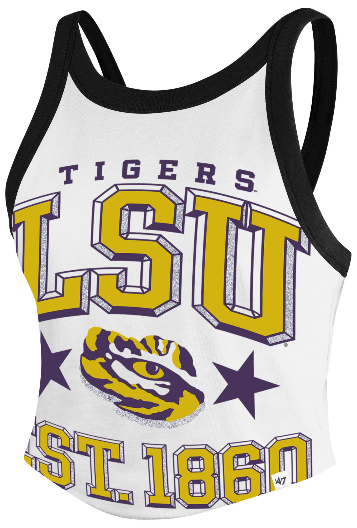 47 Women's LSU Tigers White Energize Long Sleeve Shirt
