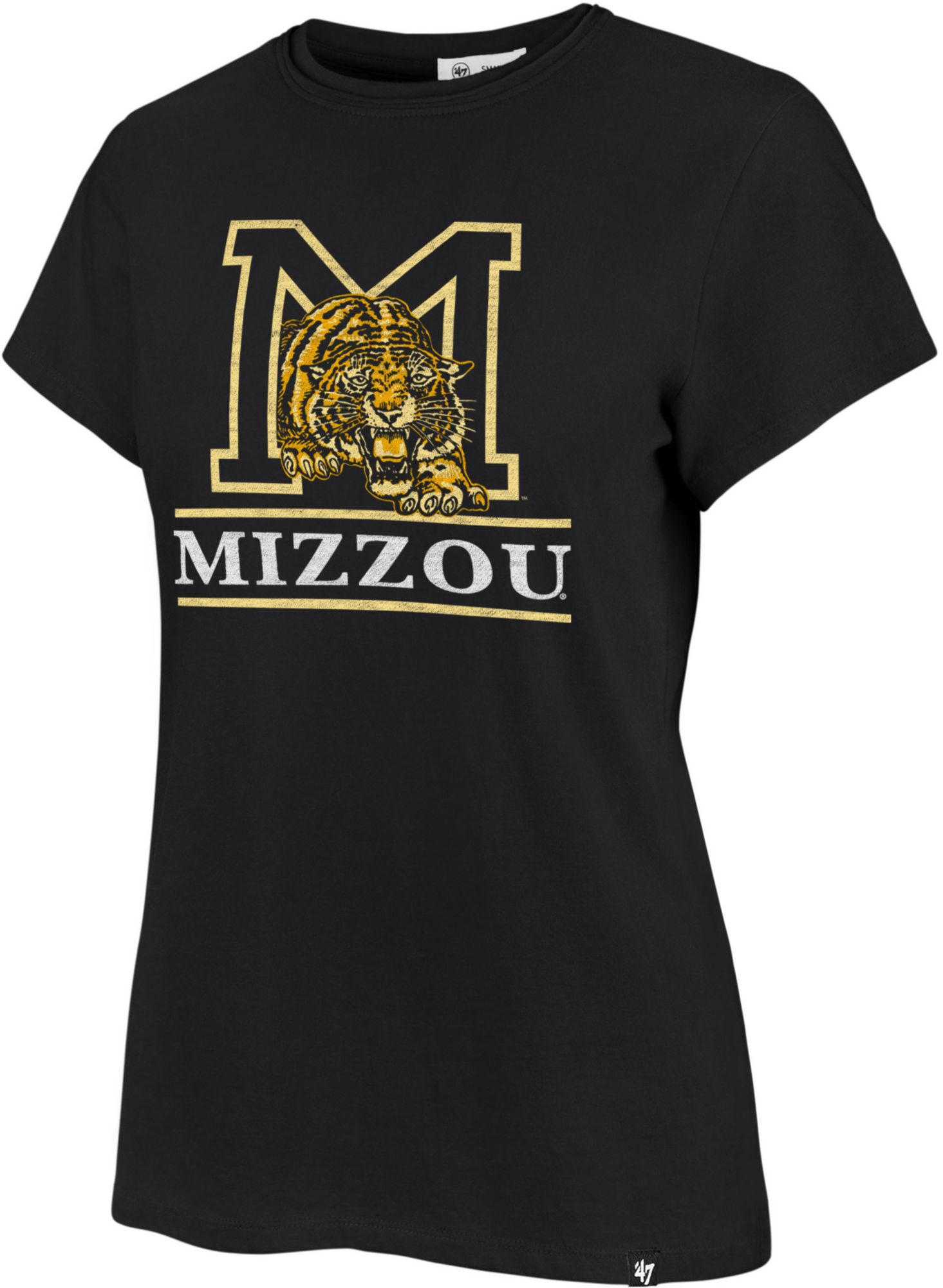 '47 Women's Missouri Tigers White Frankie T-Shirt