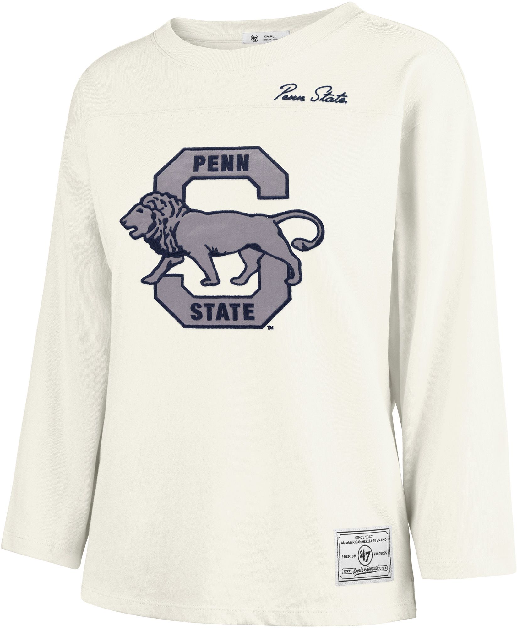 '47 Women's Penn State Nittany Lions Ivory Long Sleeve Shirt