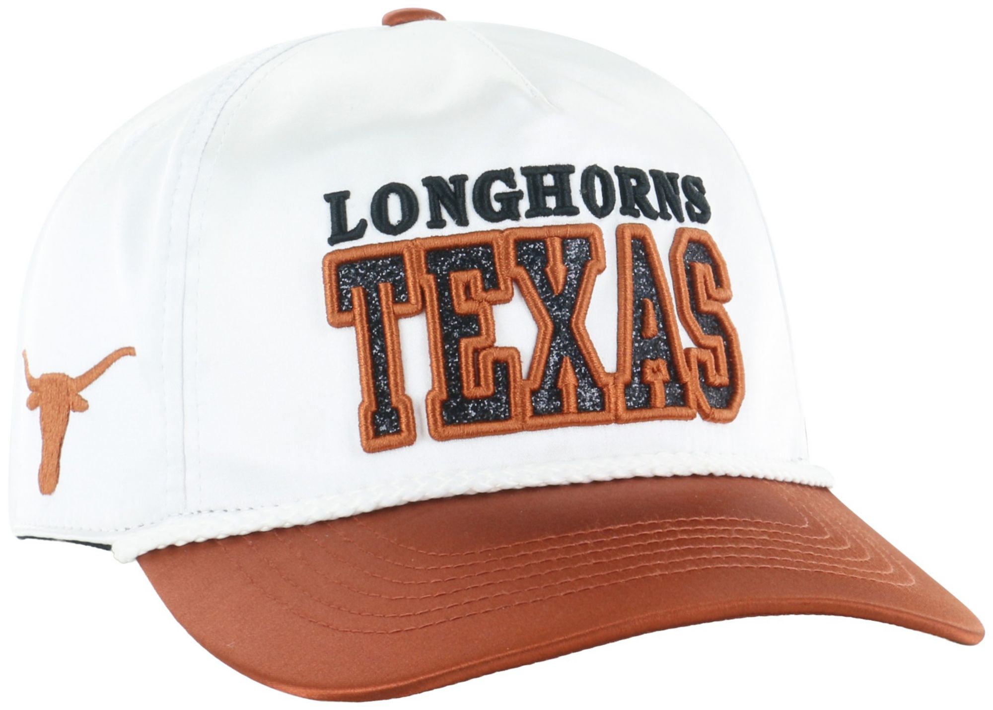 '47 Women's Texas Longhorns White Trendy Hitch Adjustable Hat