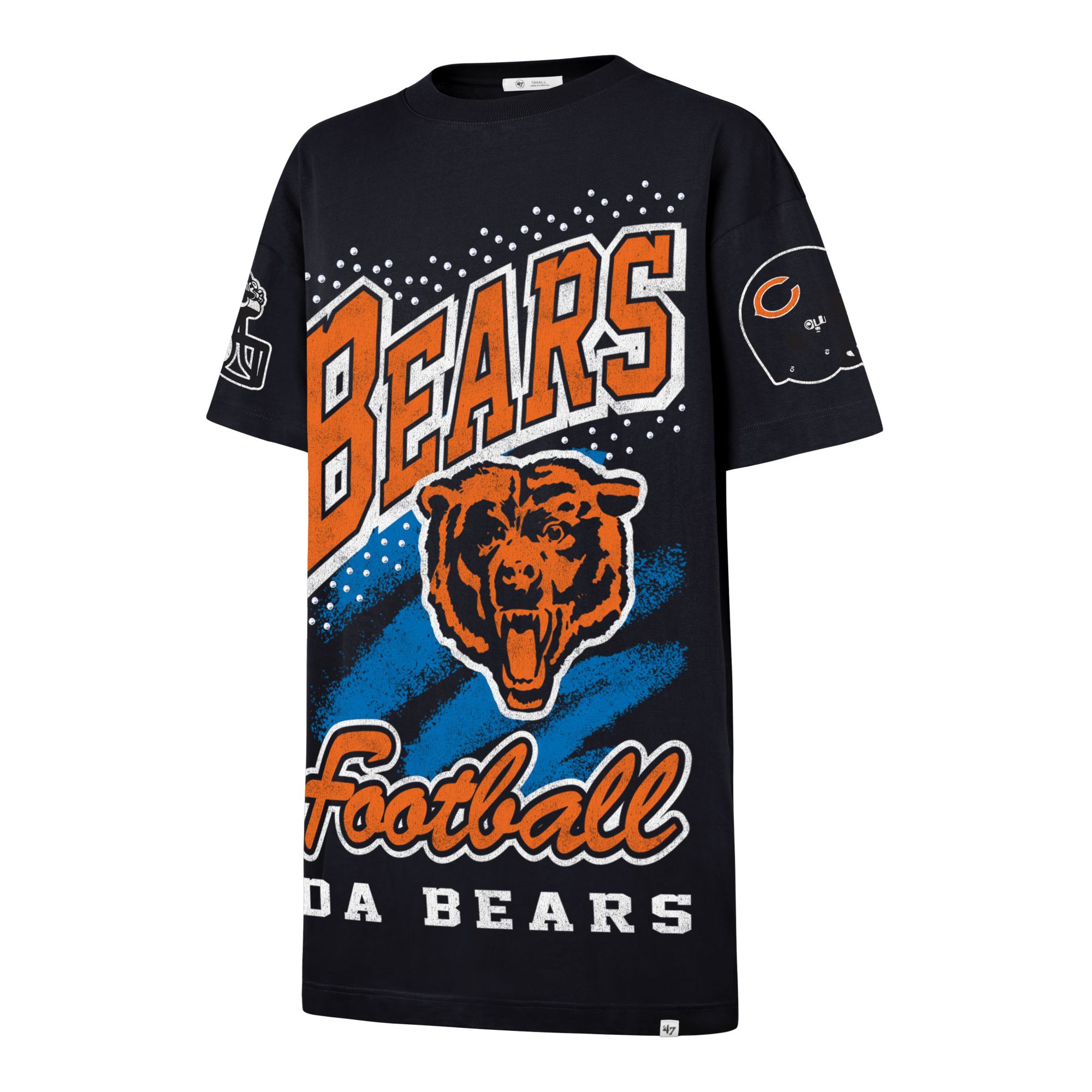 '47 Women's Chicago Bears Navy Gemstone Dress