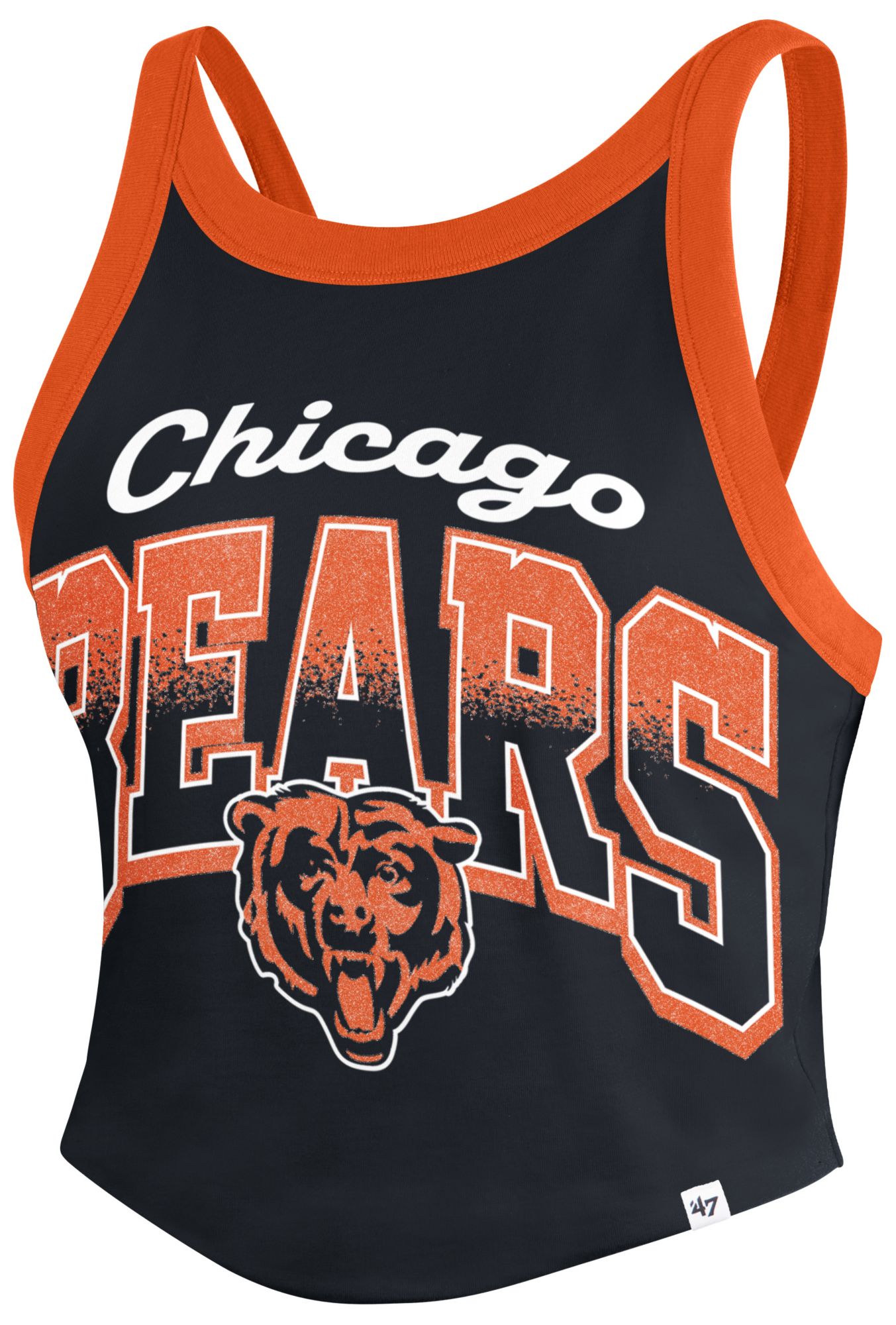 '47 Women's Chicago Bears Navy Shimmer Tank