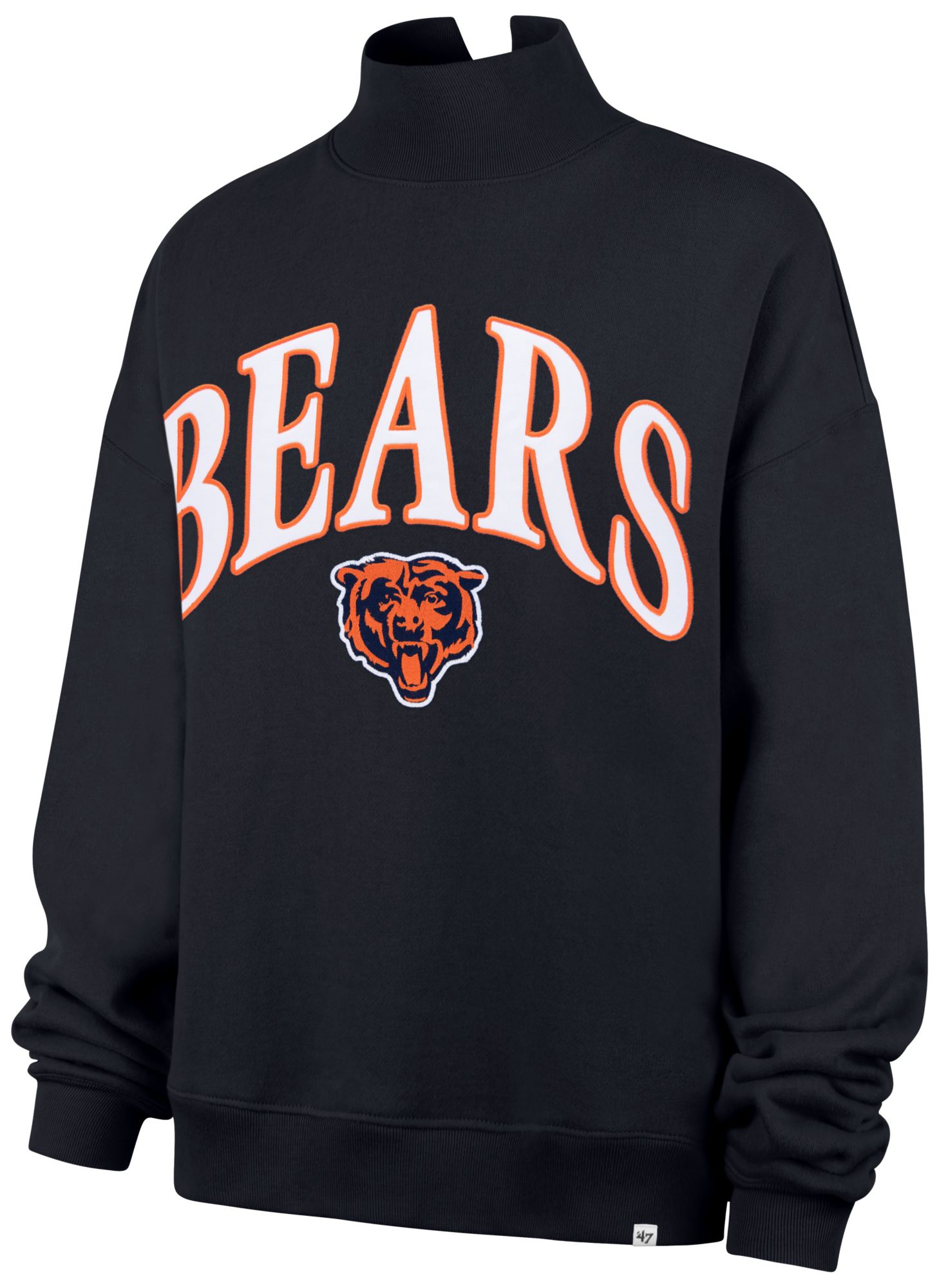 47 Women's Chicago Bears Vantage Mock Neck Sweatshirt