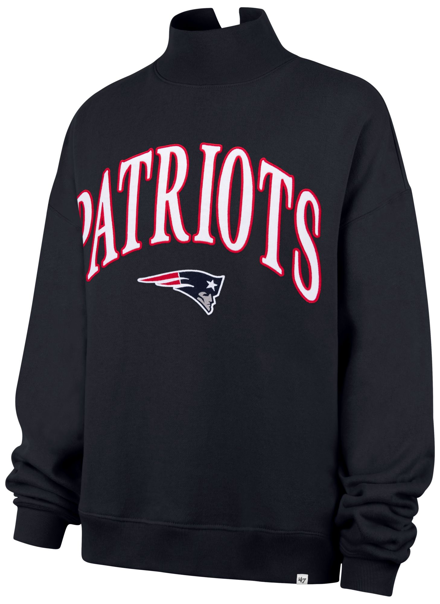 47 Women's New England Patriots Vantage Mock Neck Sweatshirt