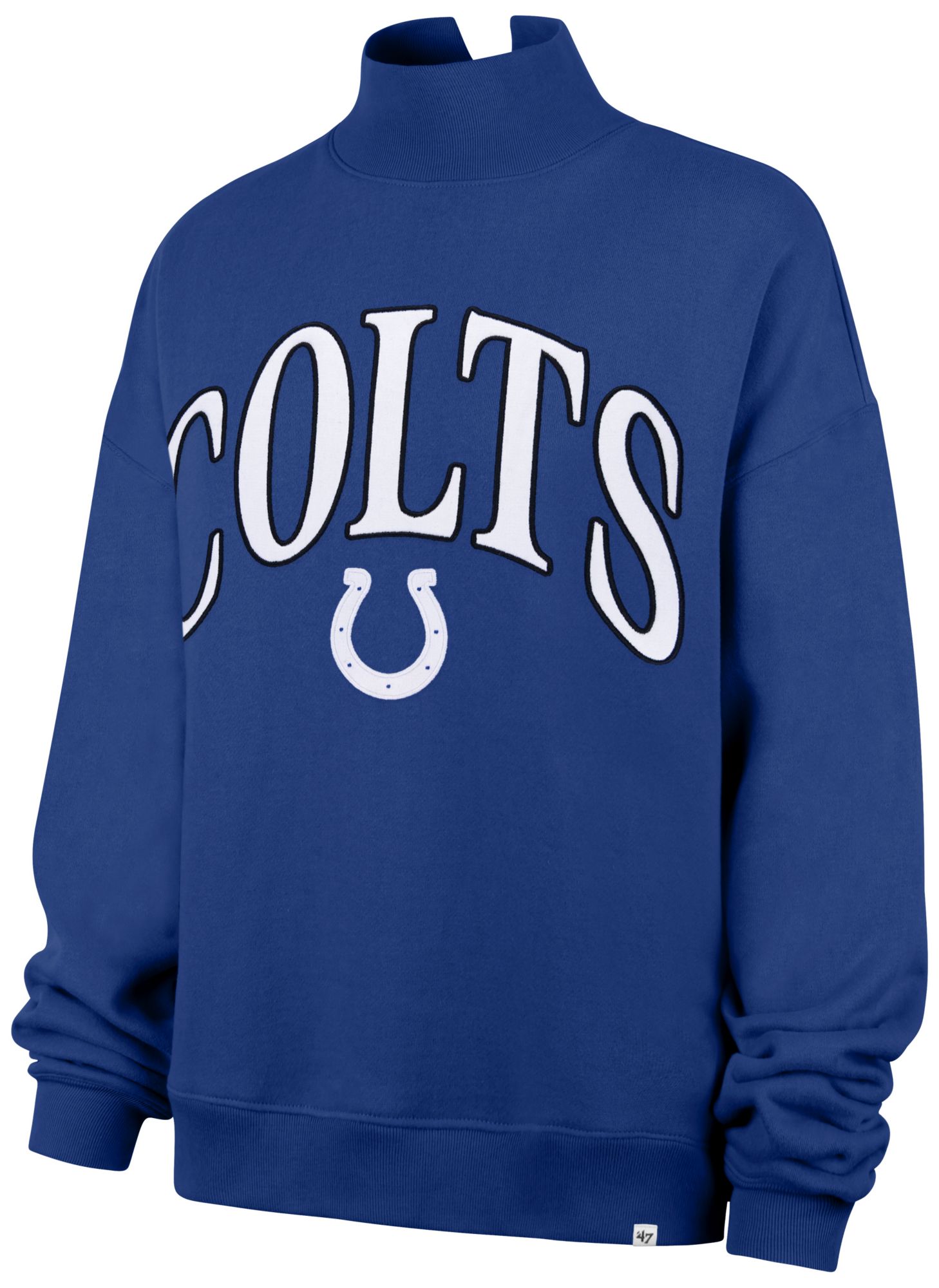 '47 Women's Indianapolis Colts Vintage Mockneck Sweatshirt