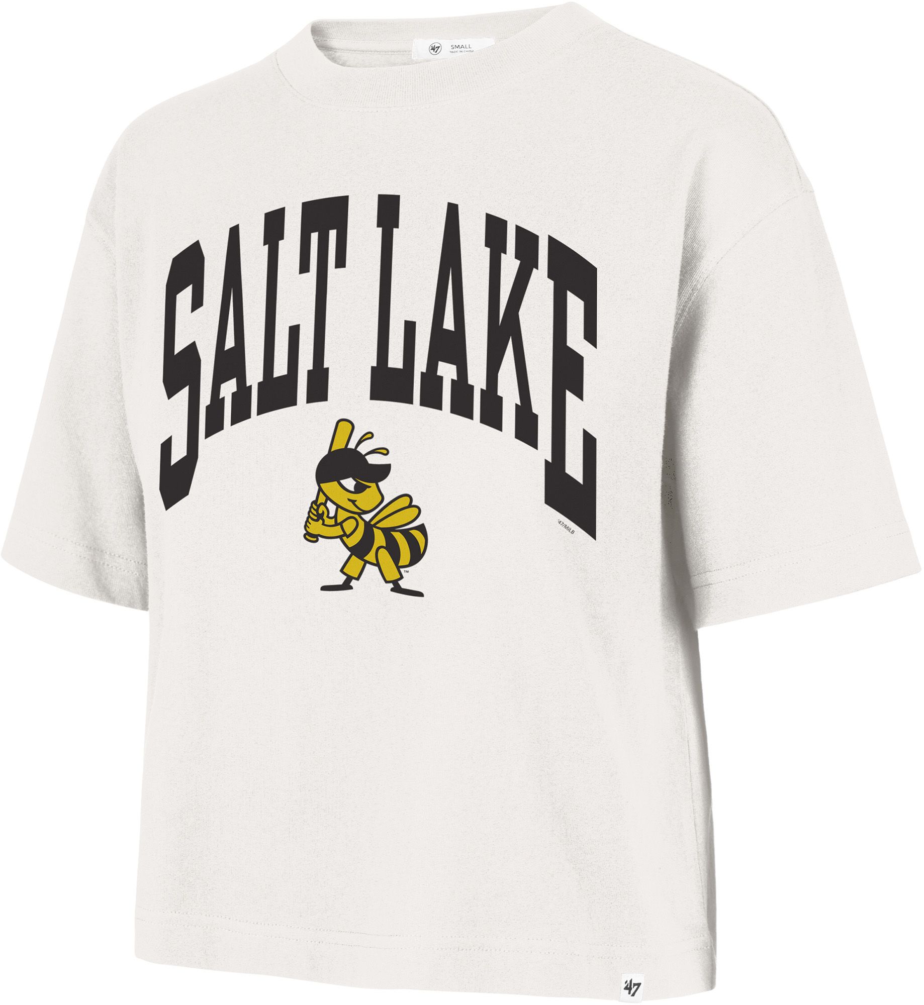 '47 Women's Salt Lake Bees Cream Shale City T-Shirt