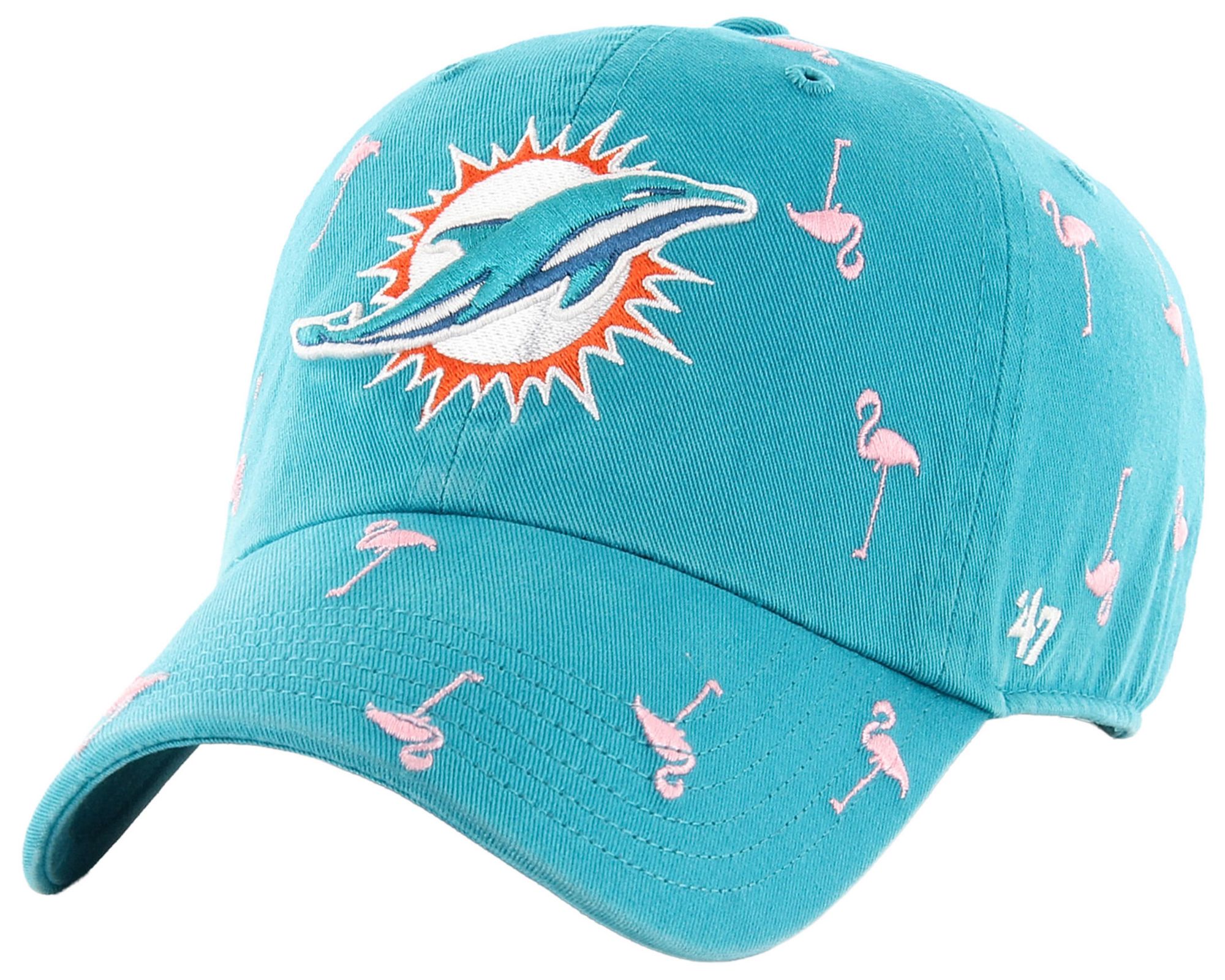 '47 Women's Miami Dolphins Neptune Confetti Clean Up Adjustable Hat