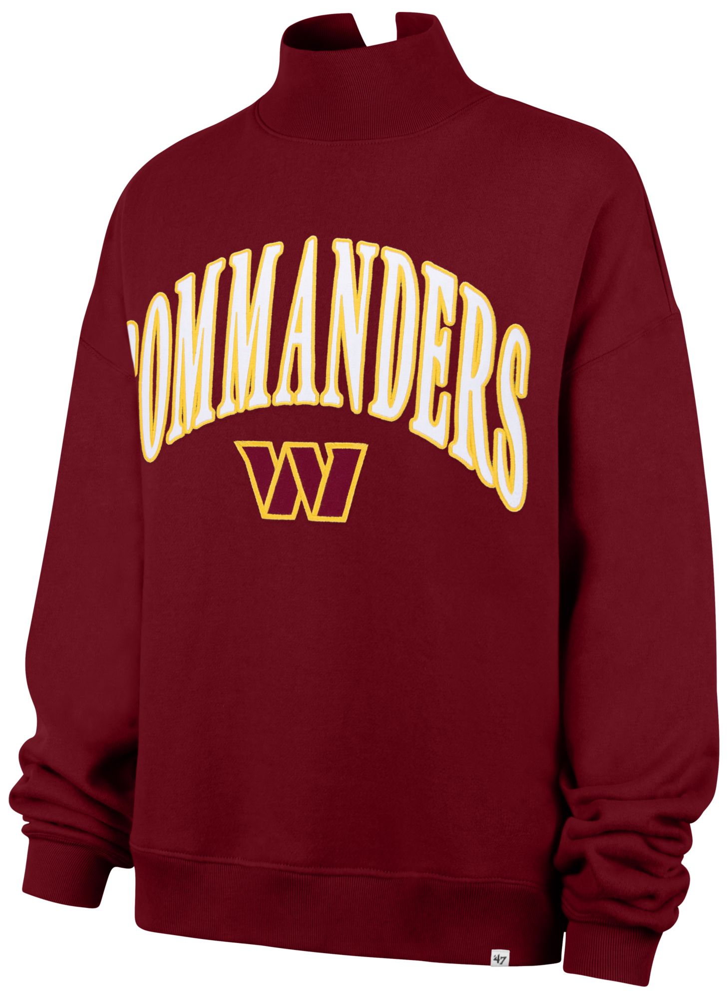 47 Women's Washington Commanders Vantage Mock Neck Sweatshirt
