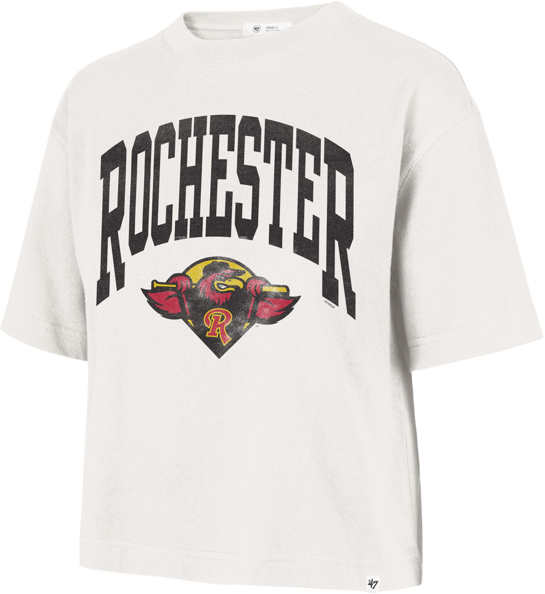 '47 Women's Rochester Red Wings Cream Shale City T-Shirt