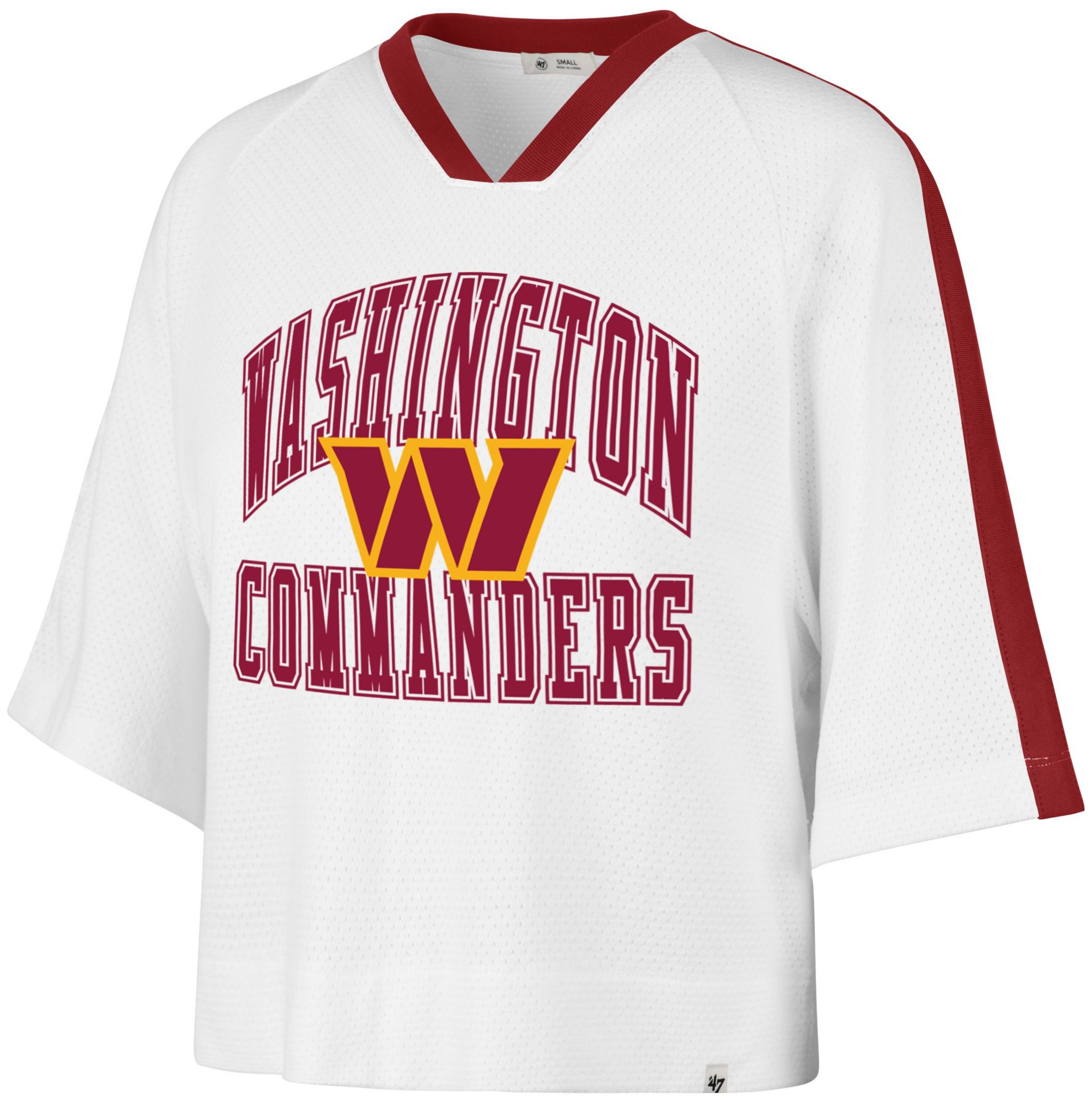'47 Women's Washington Commanders White Arch Jersey Long Sleeve Shirt